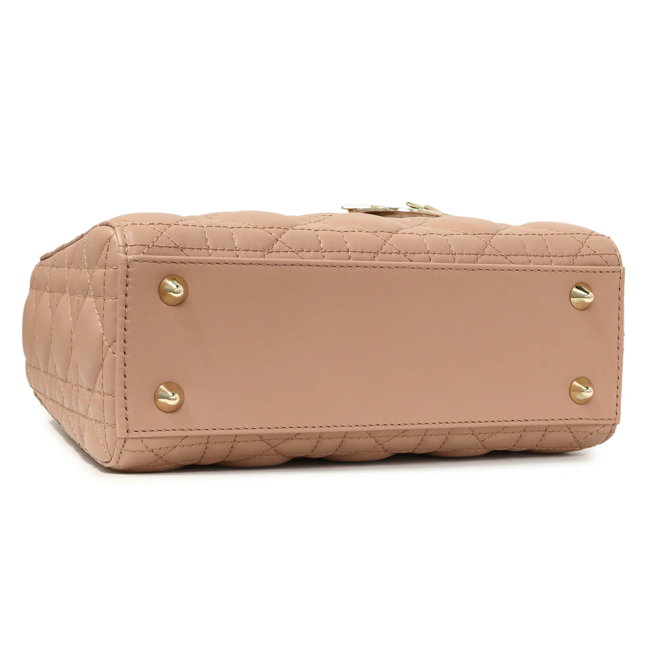 Christian Dior Blush Lambskin Cannage Small My ABCDior Lady Dior - Image 3