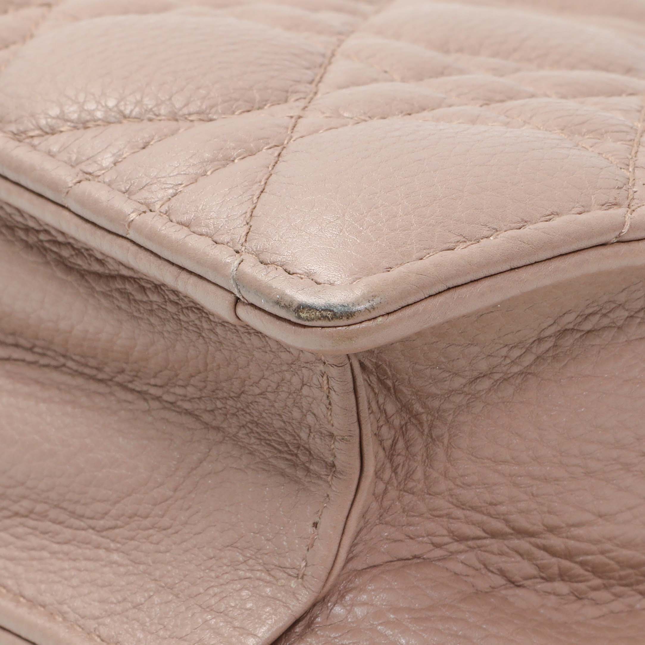 Christian Dior Calfskin Cannage Caro Zipped Pouch With Chain - Image 7