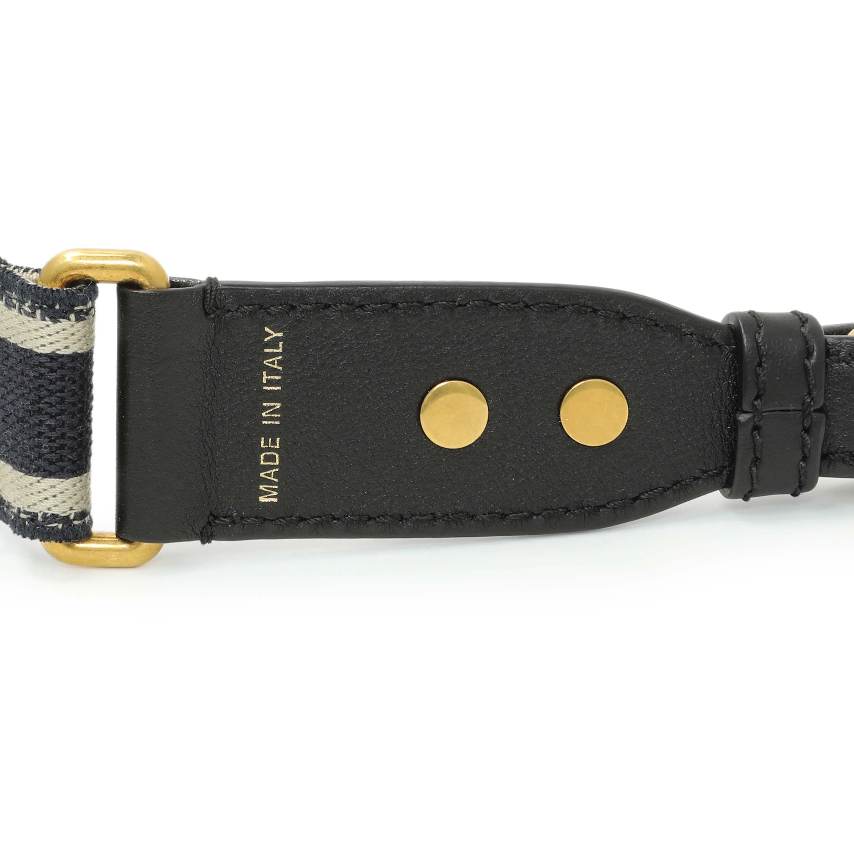 Christian Dior Canvas Embroidered Shoulder Strap - Image 4