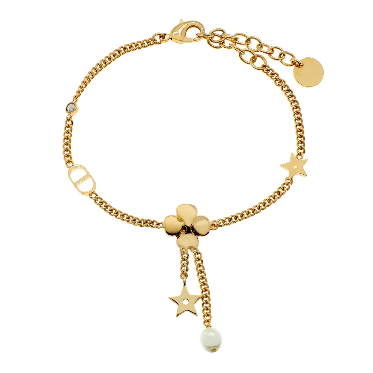 Christian Dior CD Crystal Clover Bracelet - Image 2