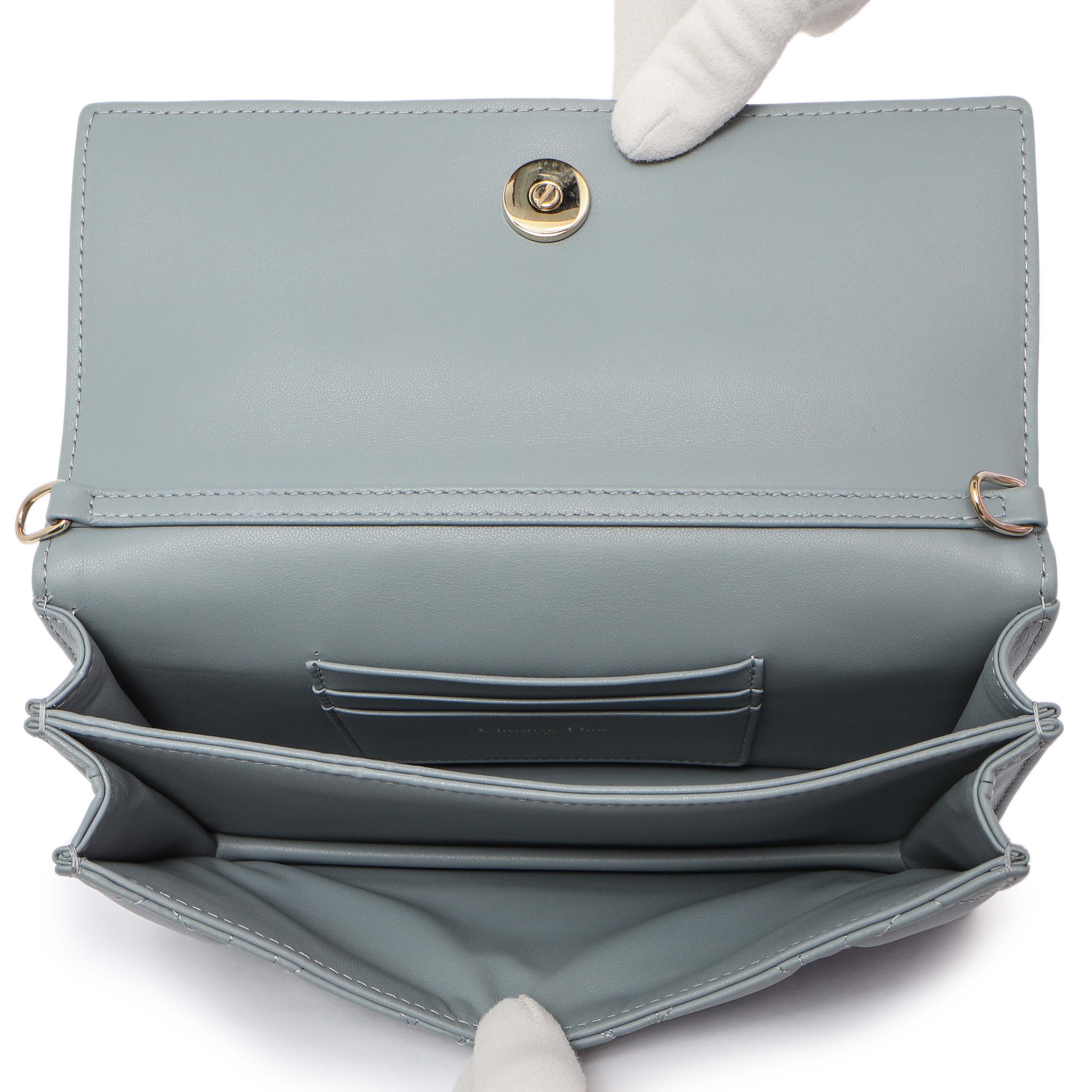 Christian Dior Cloud Blue Lambskin Mini Miss Dior - Image 4