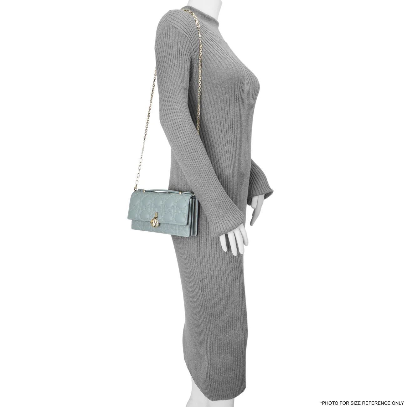 Christian Dior Cloud Blue Lambskin Mini Miss Dior - Image 8