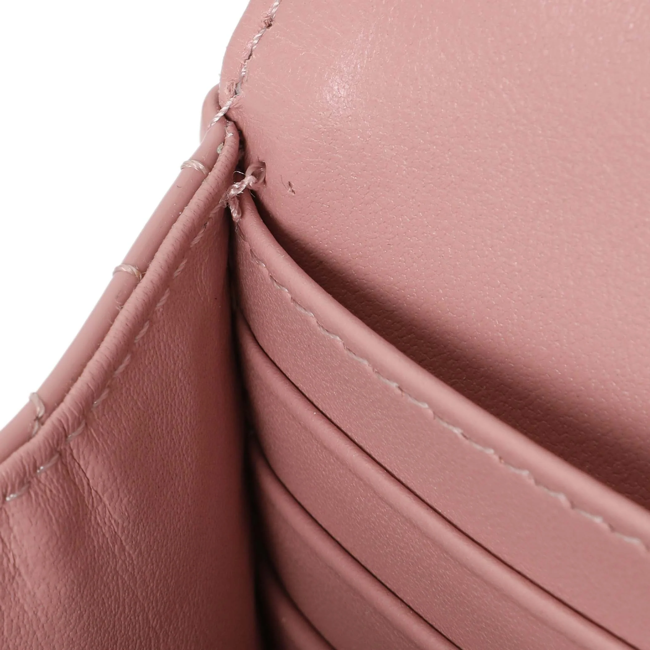 Christian Dior Dusty Pink Patent Cannage My Dior Daily Chain Pouch - Image 8