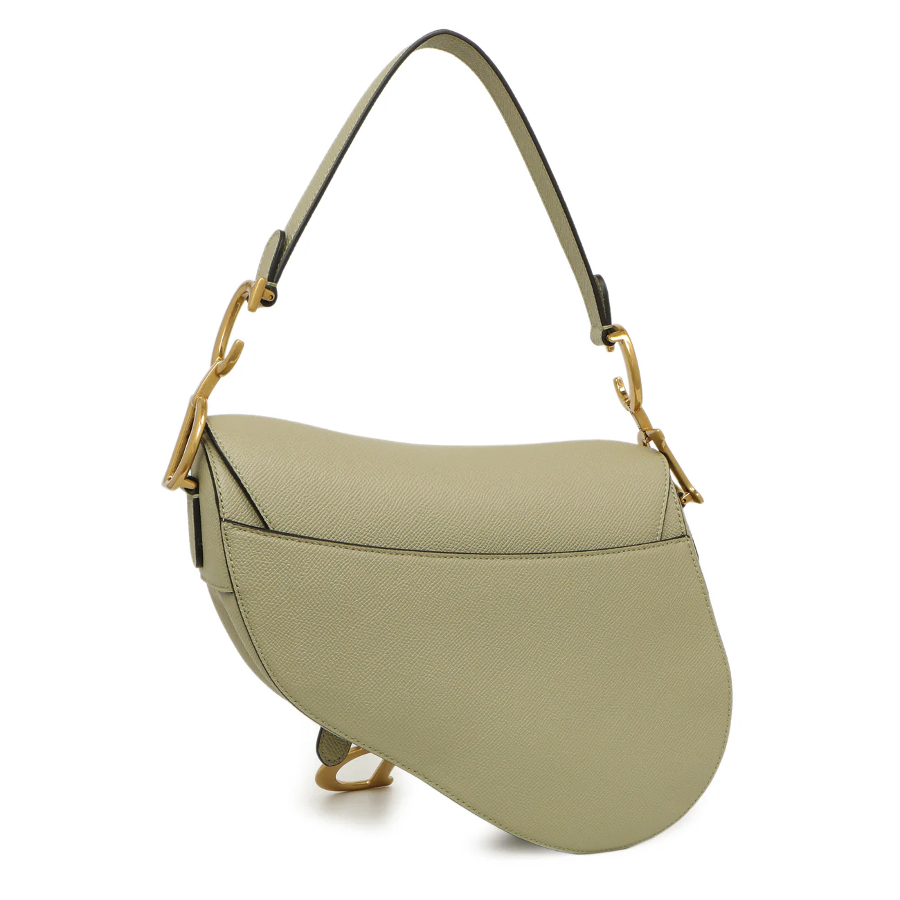 Christian Dior Ethereal Green Grained Calfskin Saddle Bag - Image 2