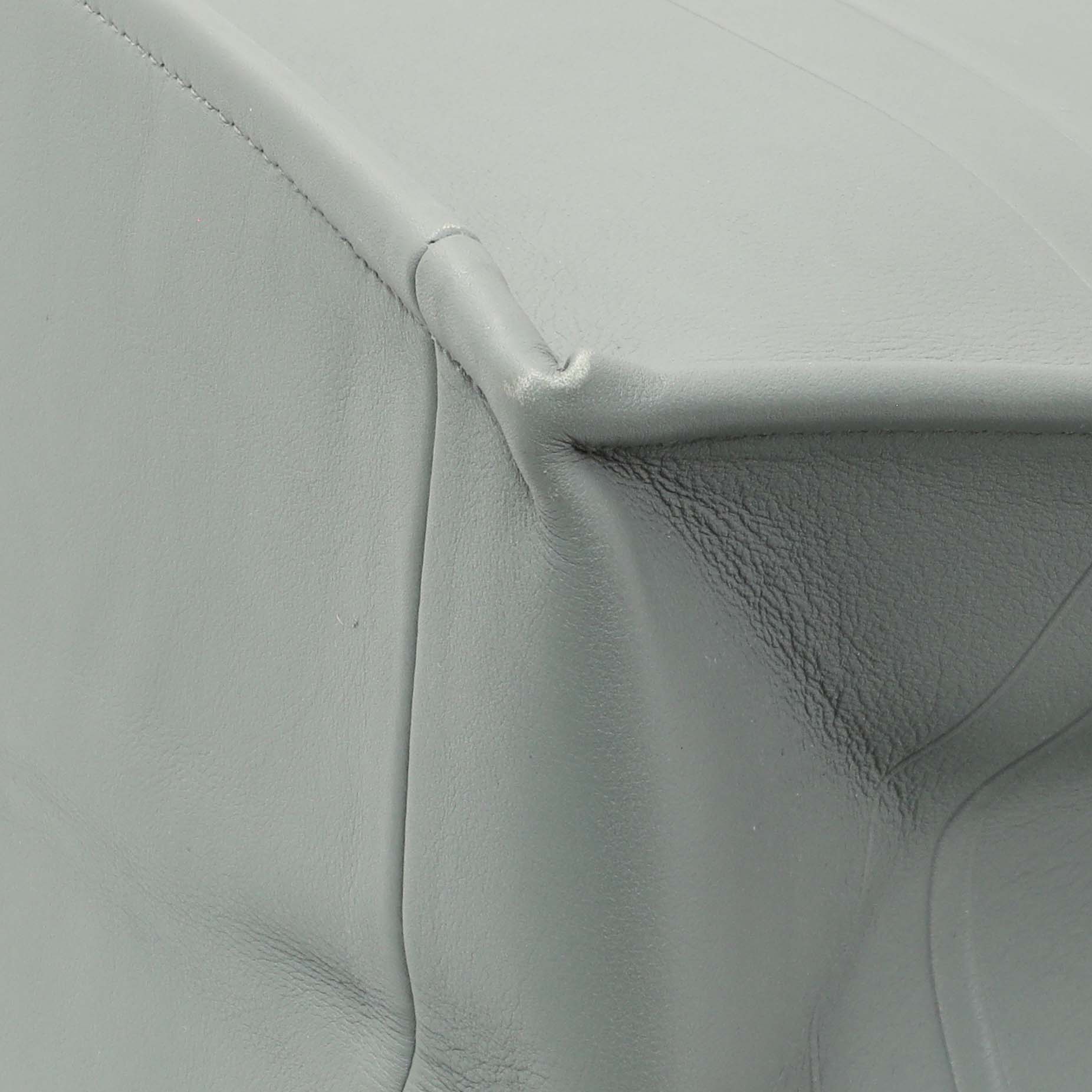 Christian Dior Grey Calfskin Embossed Medium Book Tote - Image 7