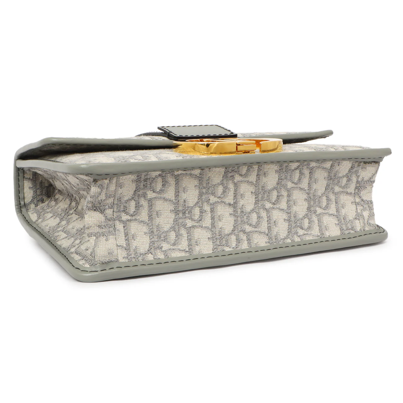 Christian Dior Grey Oblique 30 Montaigne Flap Bag - Image 3