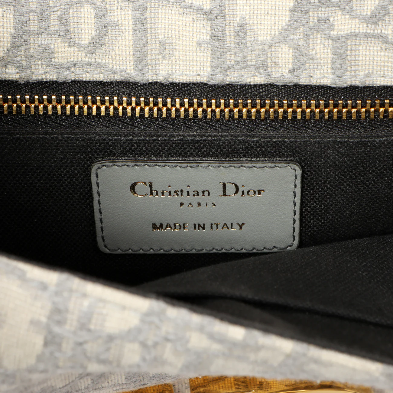 Christian Dior Grey Oblique 30 Montaigne Flap Bag - Image 9