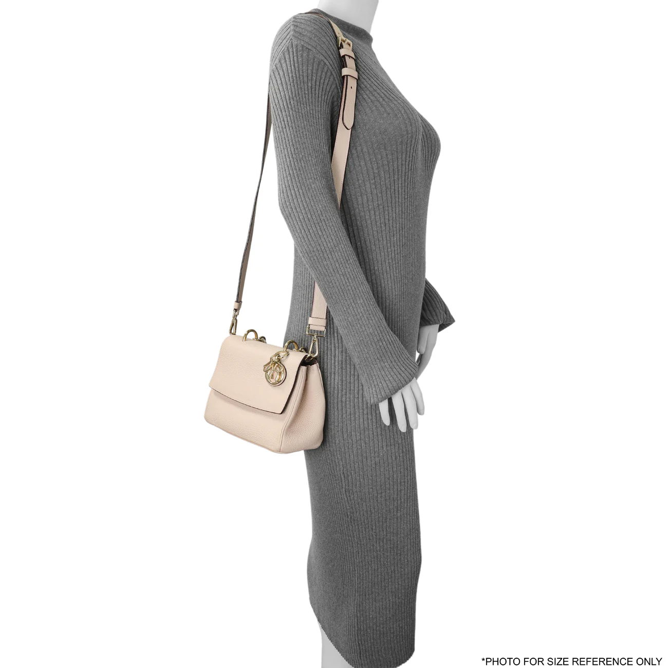 Christian Dior Light Pink Bullcalf Mini Be Dior Flap - Image 8