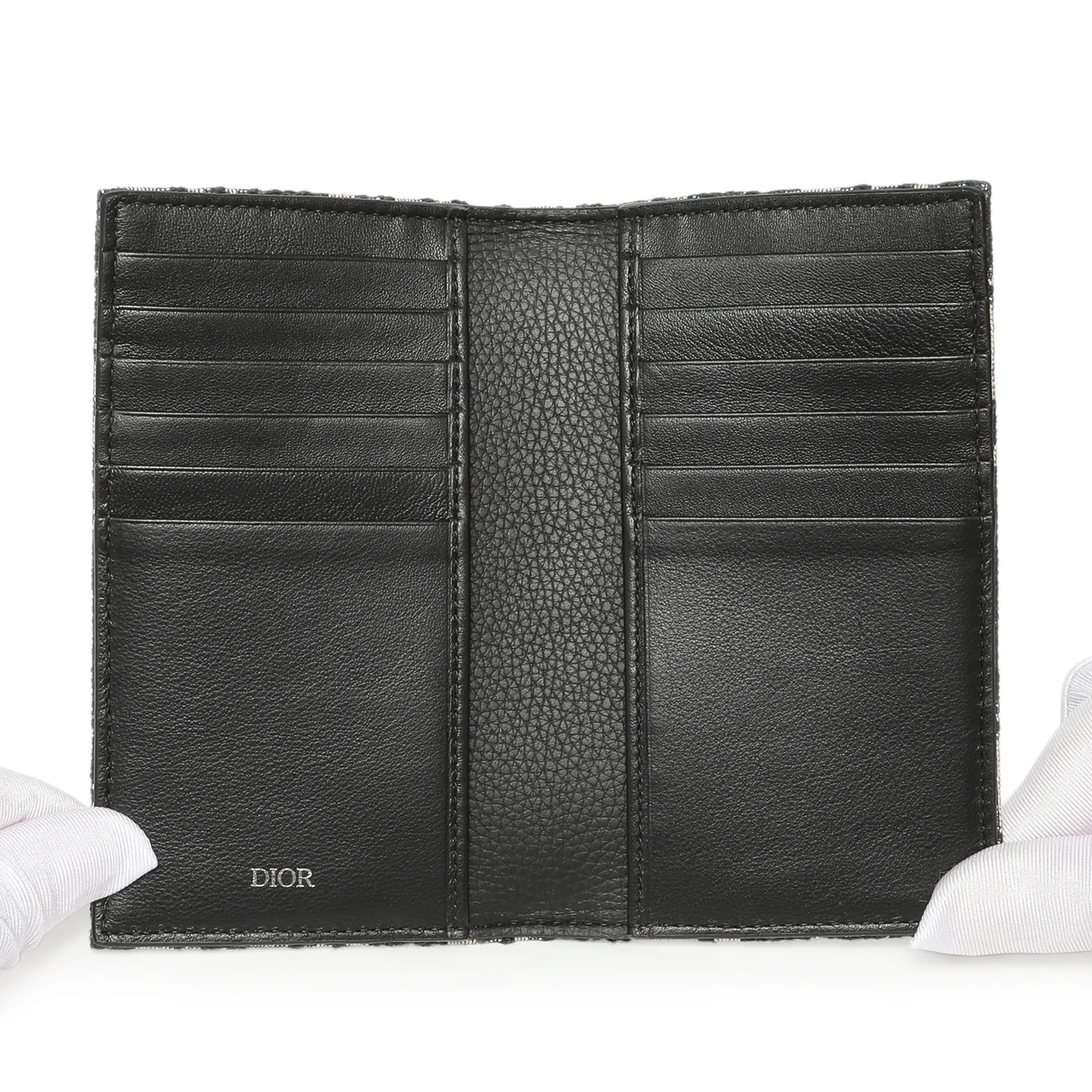Christian Dior Oblique Long Bifold Card Holder - Image 4