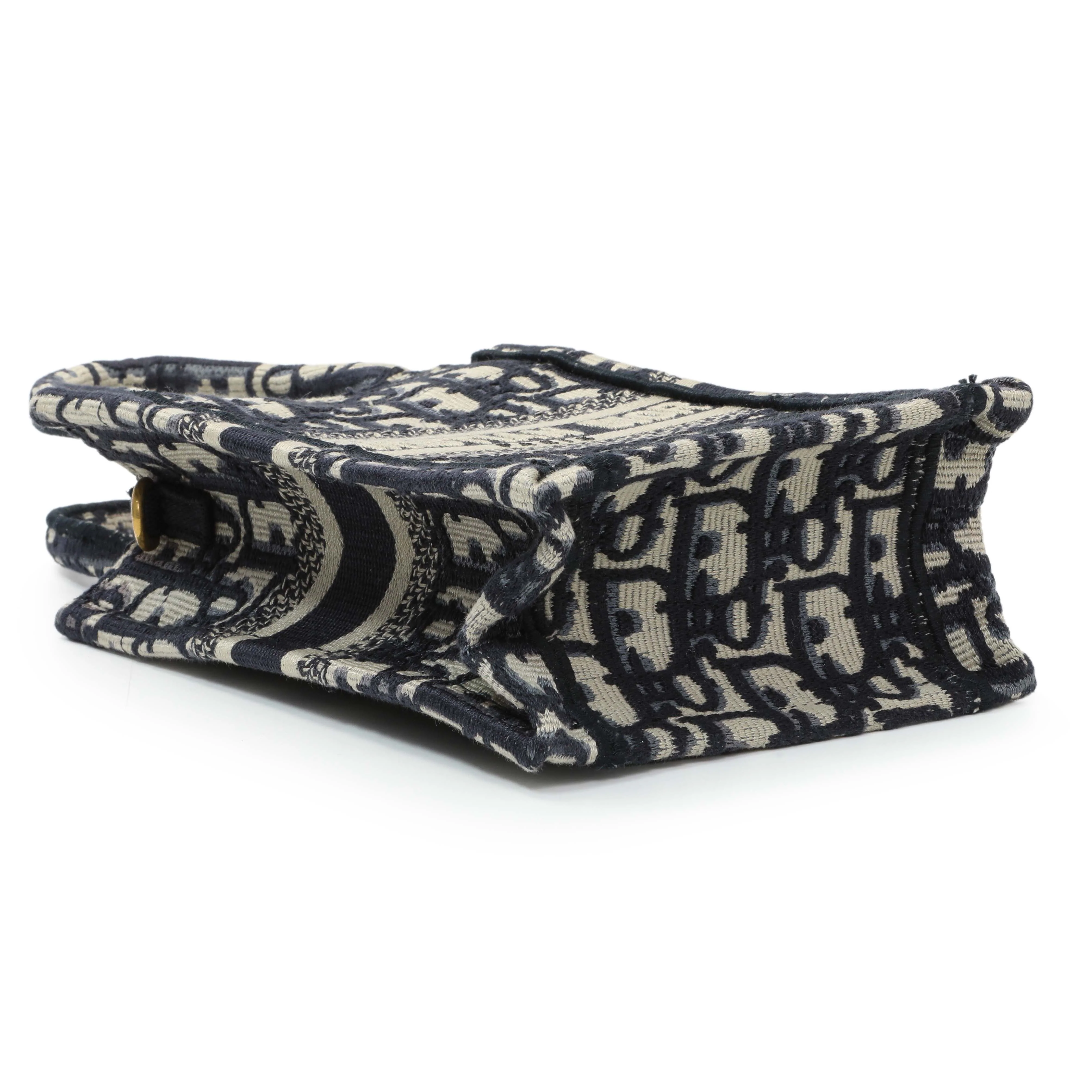 Christian Dior Oblique Mini Book Tote Phone Bag - Image 3