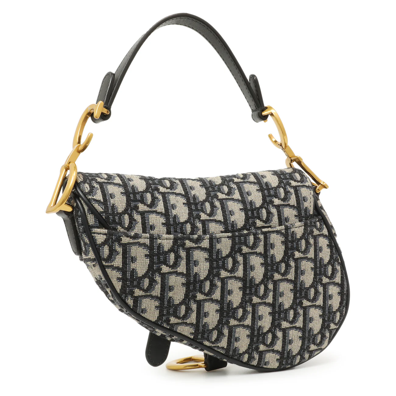 Christian Dior Oblique Mini Saddle Bag - Image 2