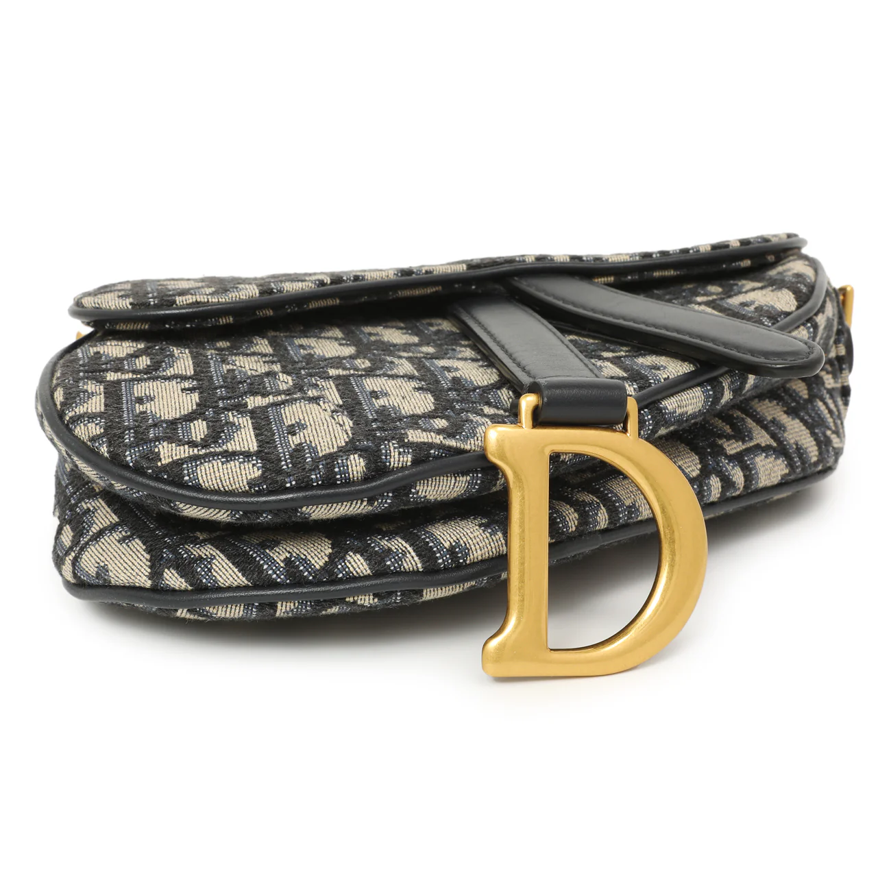 Christian Dior Oblique Mini Saddle Bag - Image 3