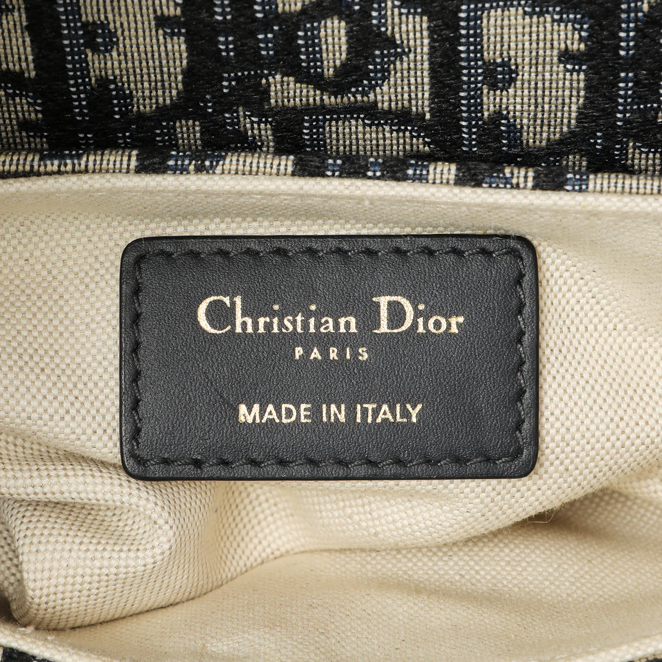 Christian Dior Oblique Mini Saddle Bag - Image 5