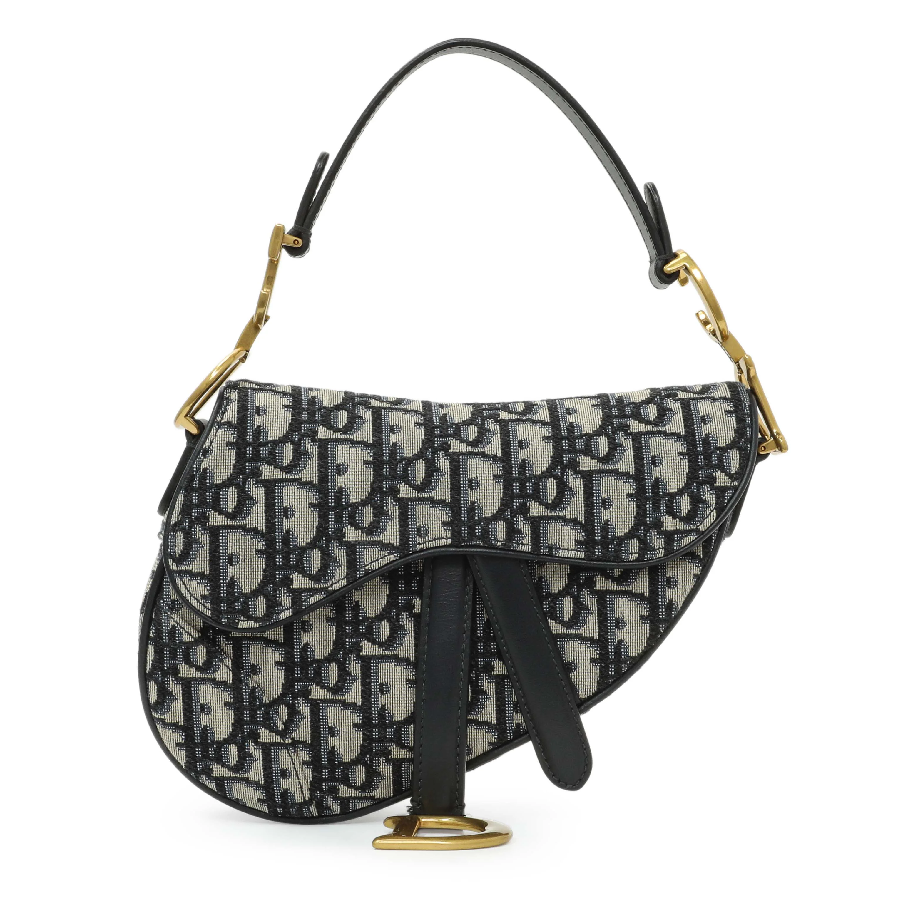 Christian Dior Oblique Mini Saddle Bag