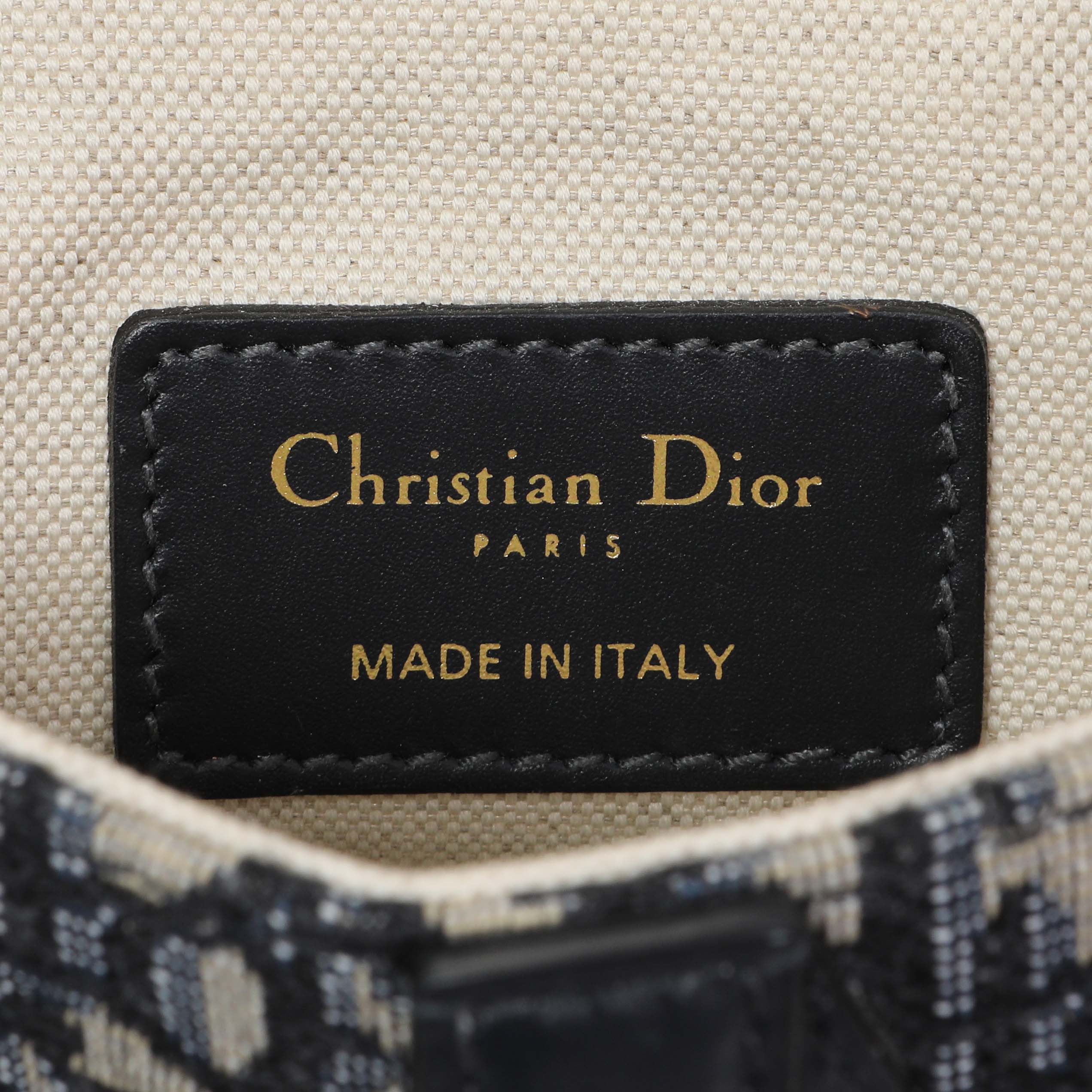 Christian Dior Oblique Mini Saddle Bag - Image 5