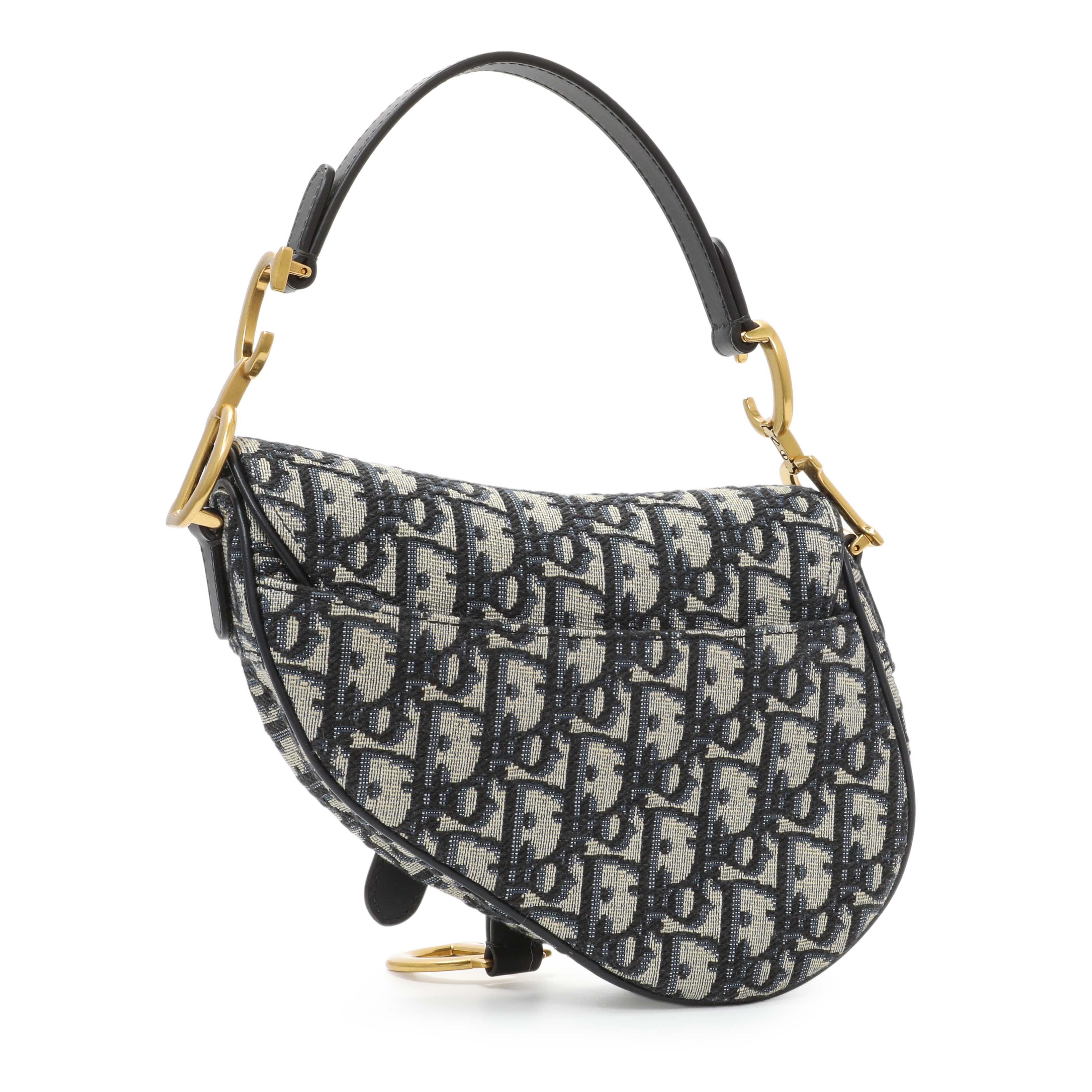 Christian Dior Oblique Mini Saddle Bag - Image 2