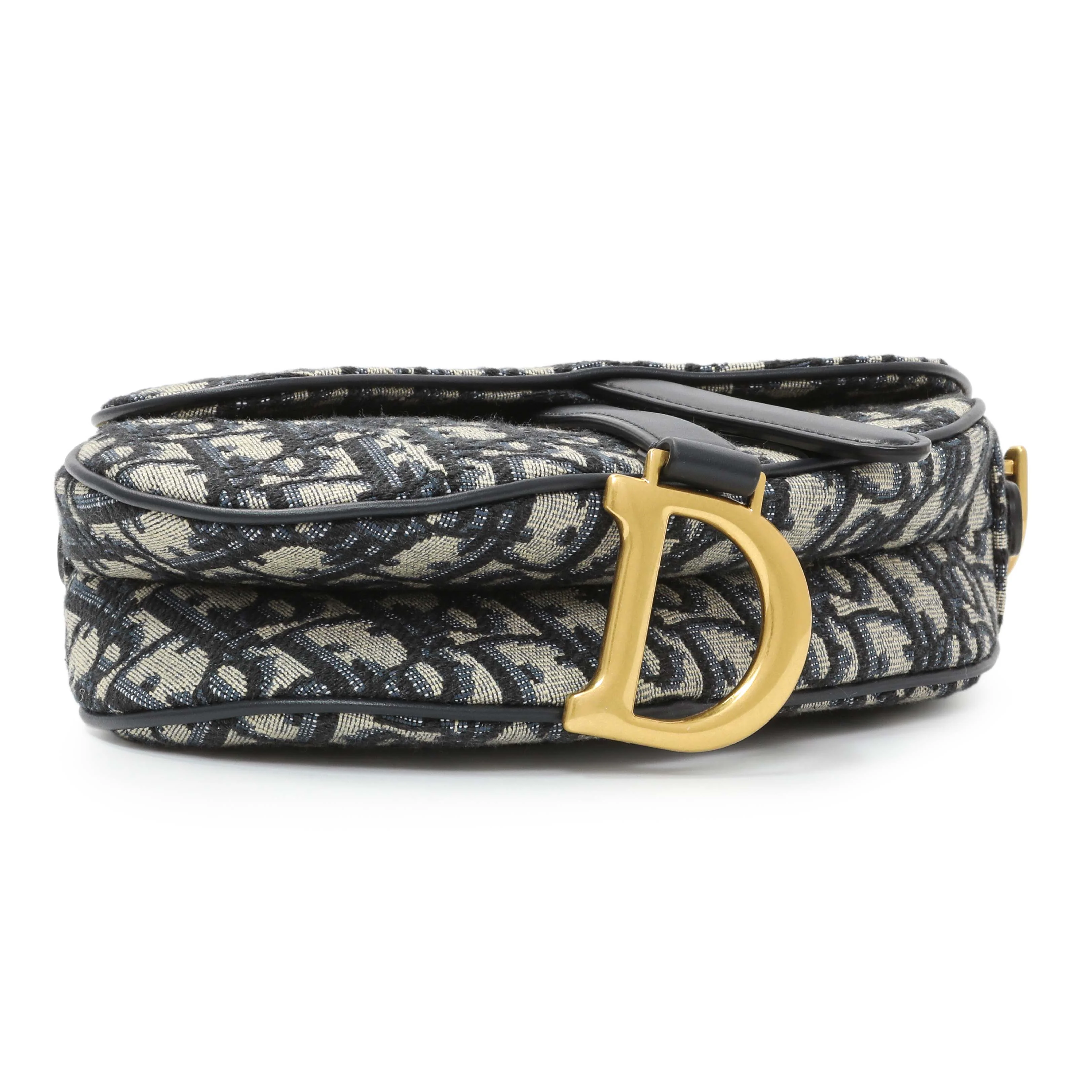 Christian Dior Oblique Mini Saddle Bag - Image 3