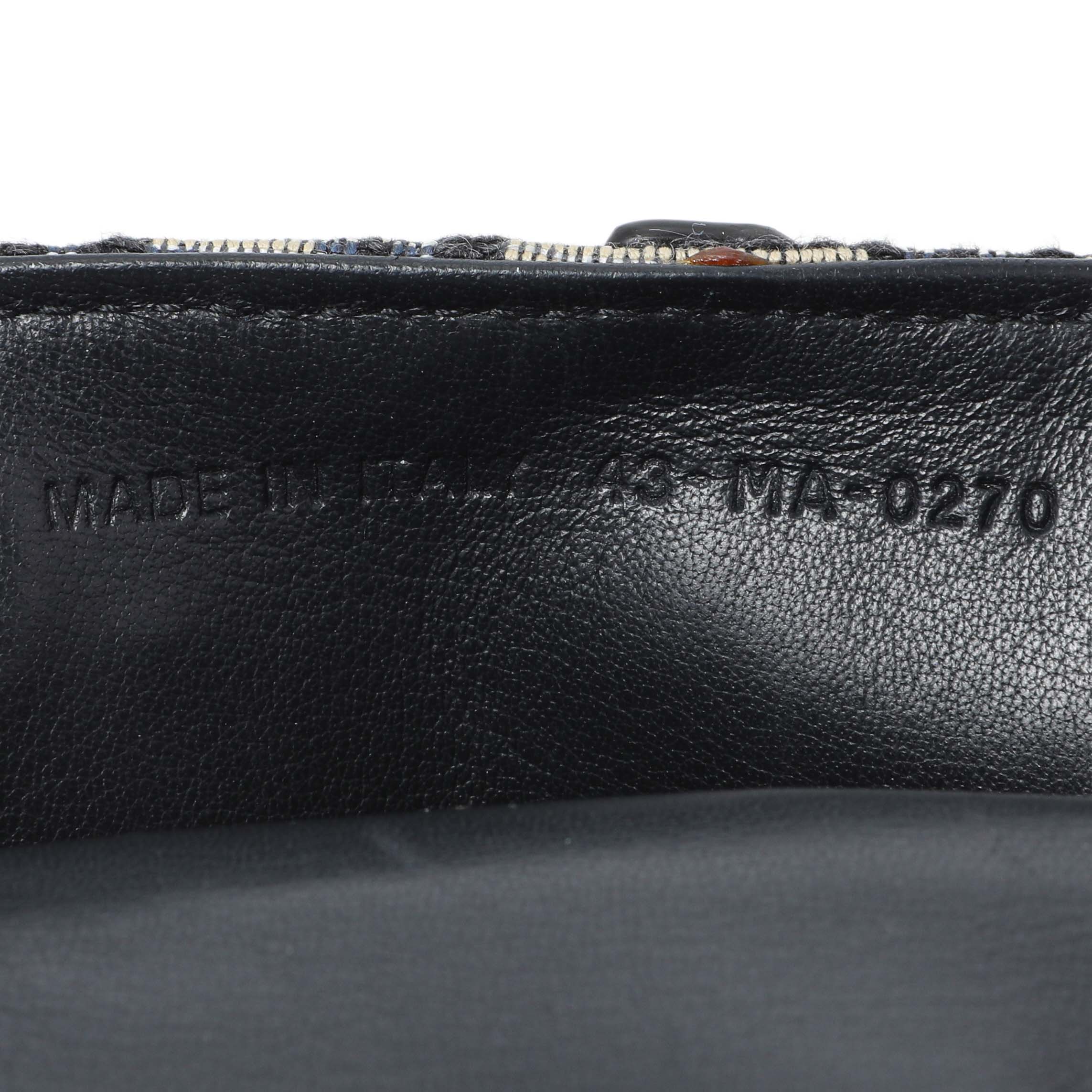Christian Dior Oblique Nano Saddle Chain Pouch - Image 6
