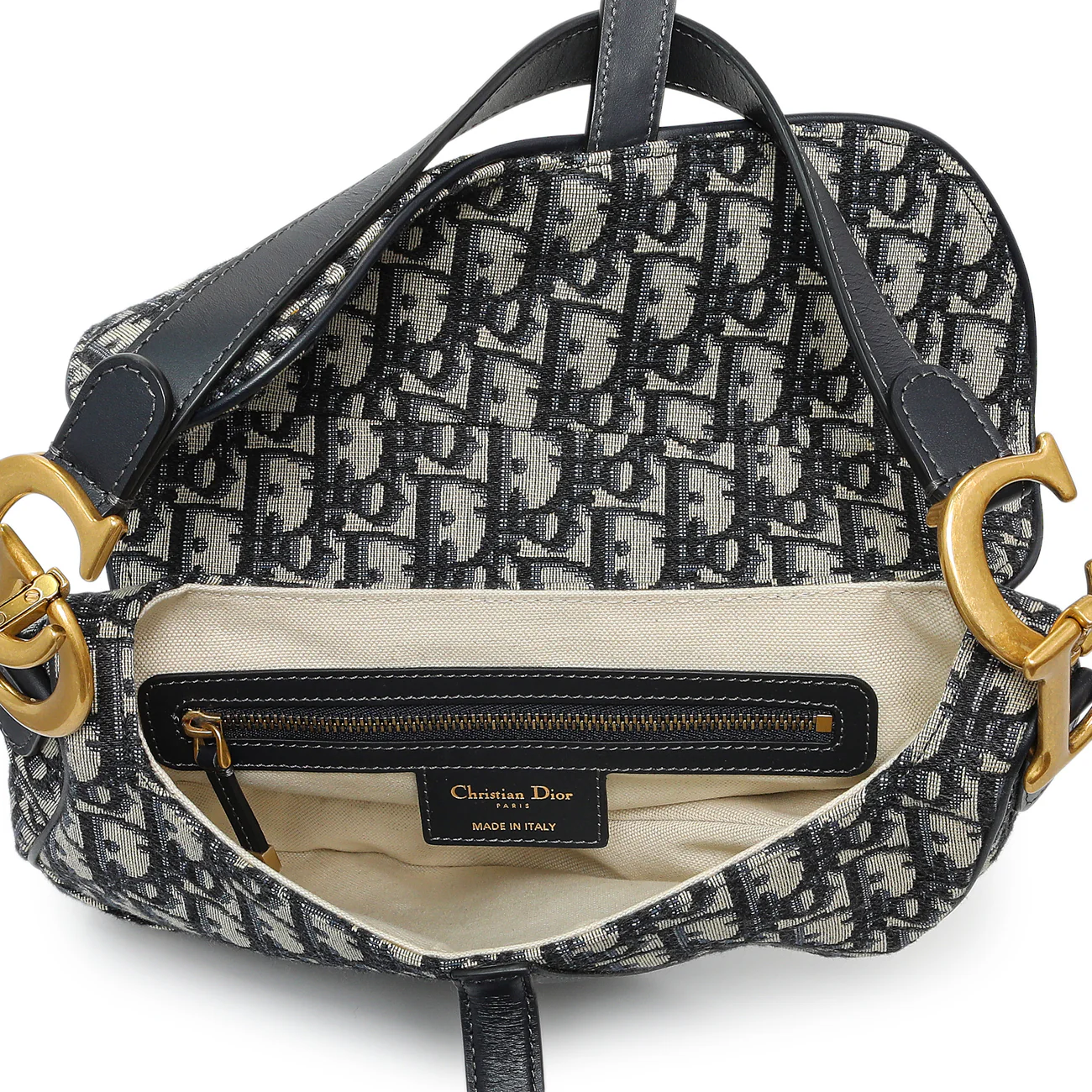 Christian Dior Oblique Saddle Bag - Image 4