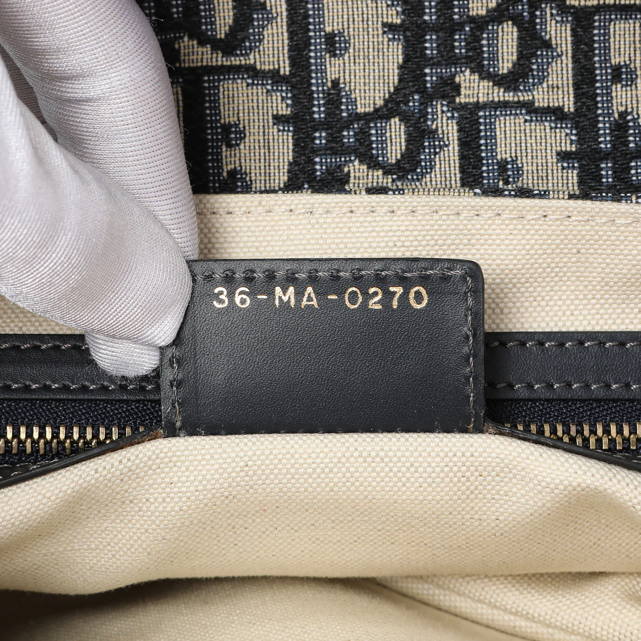 Christian Dior Oblique Saddle Bag - Image 6
