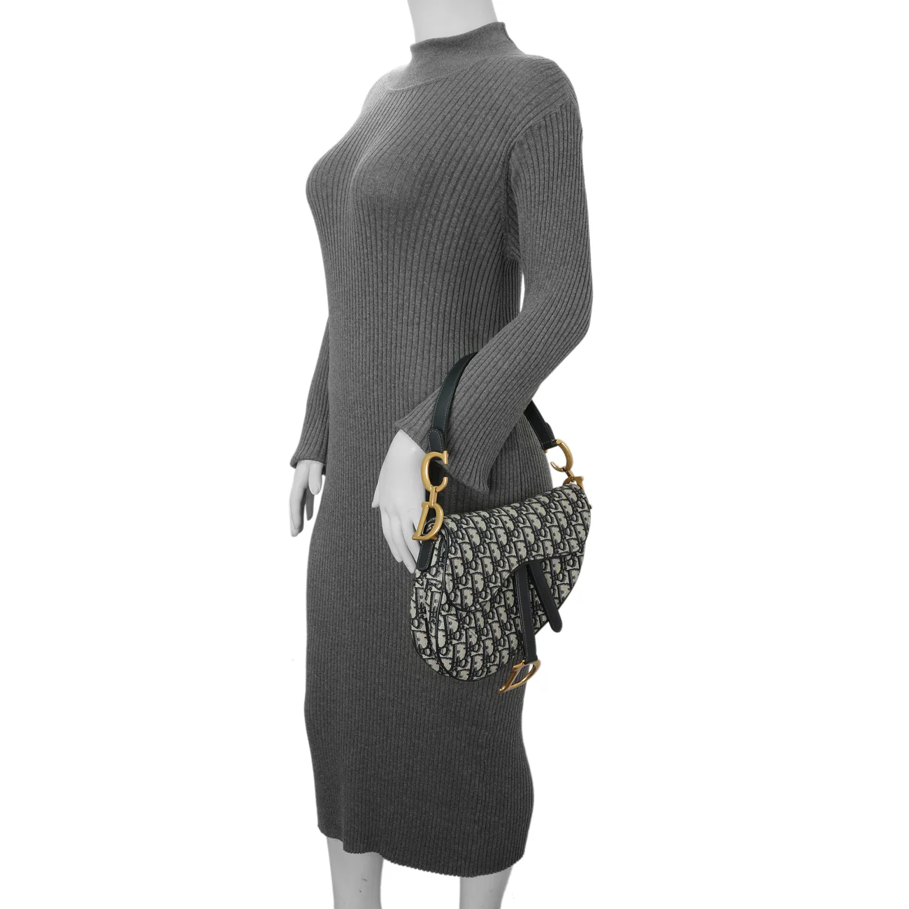 Christian Dior Oblique Saddle Bag - Image 7