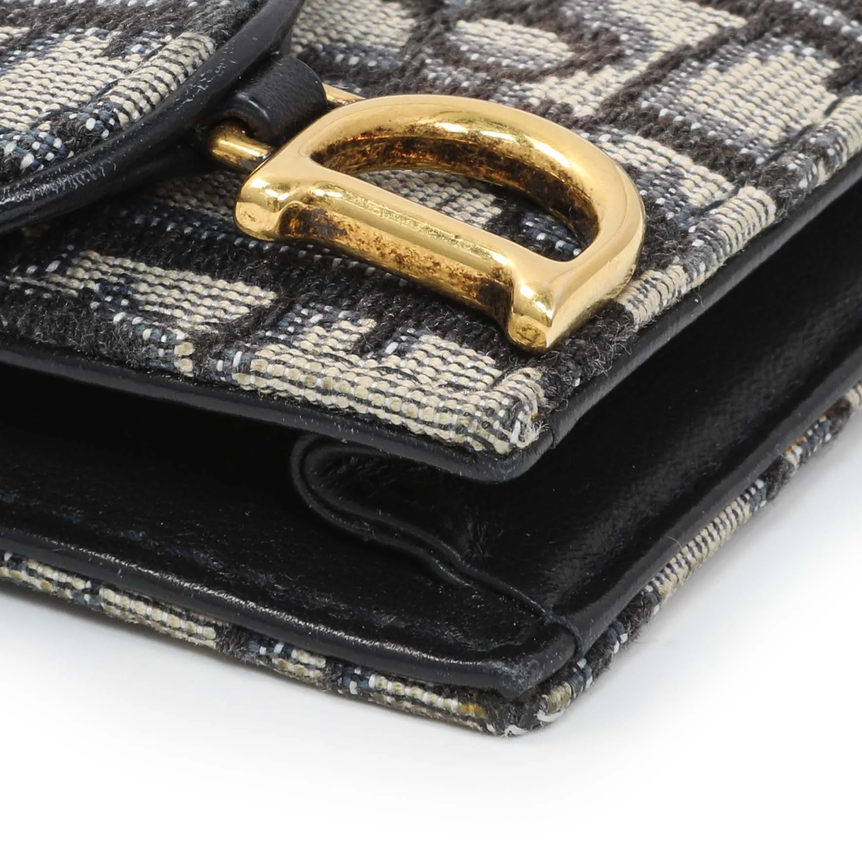 Christian Dior Oblique Saddle Card Holder - Image 4