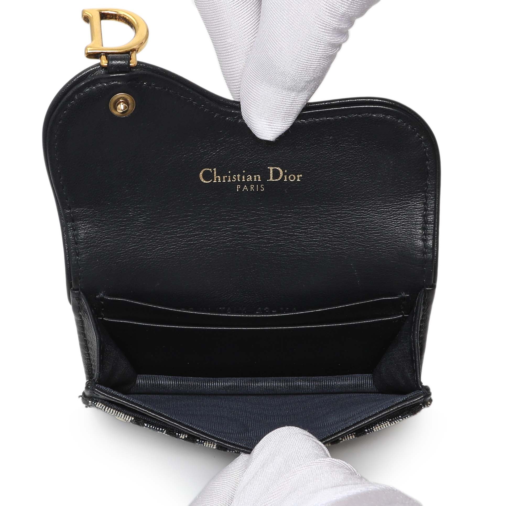 Christian Dior Oblique Saddle Card Holder - Image 8