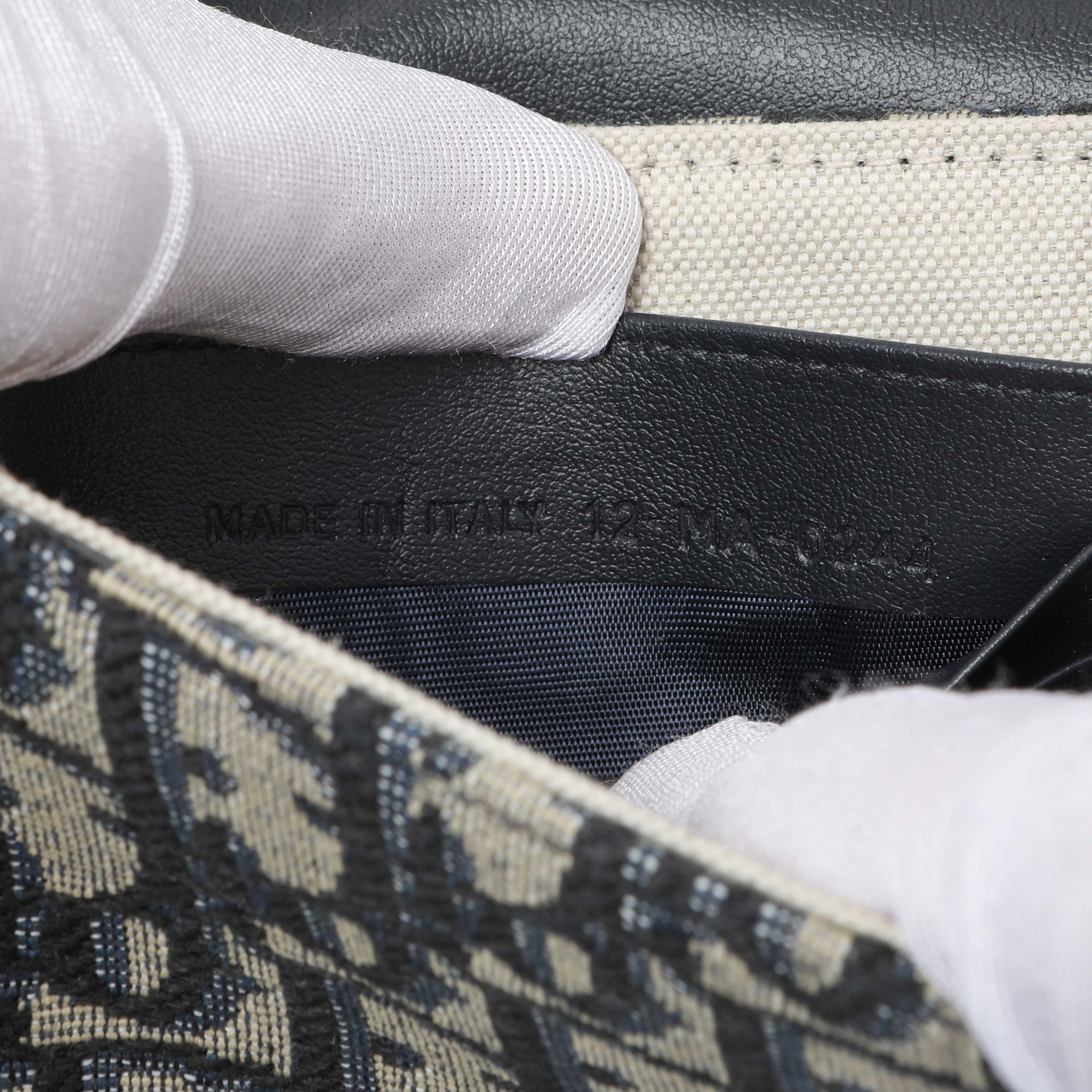 Christian Dior Oblique Saddle Pouch with Chain - Image 6