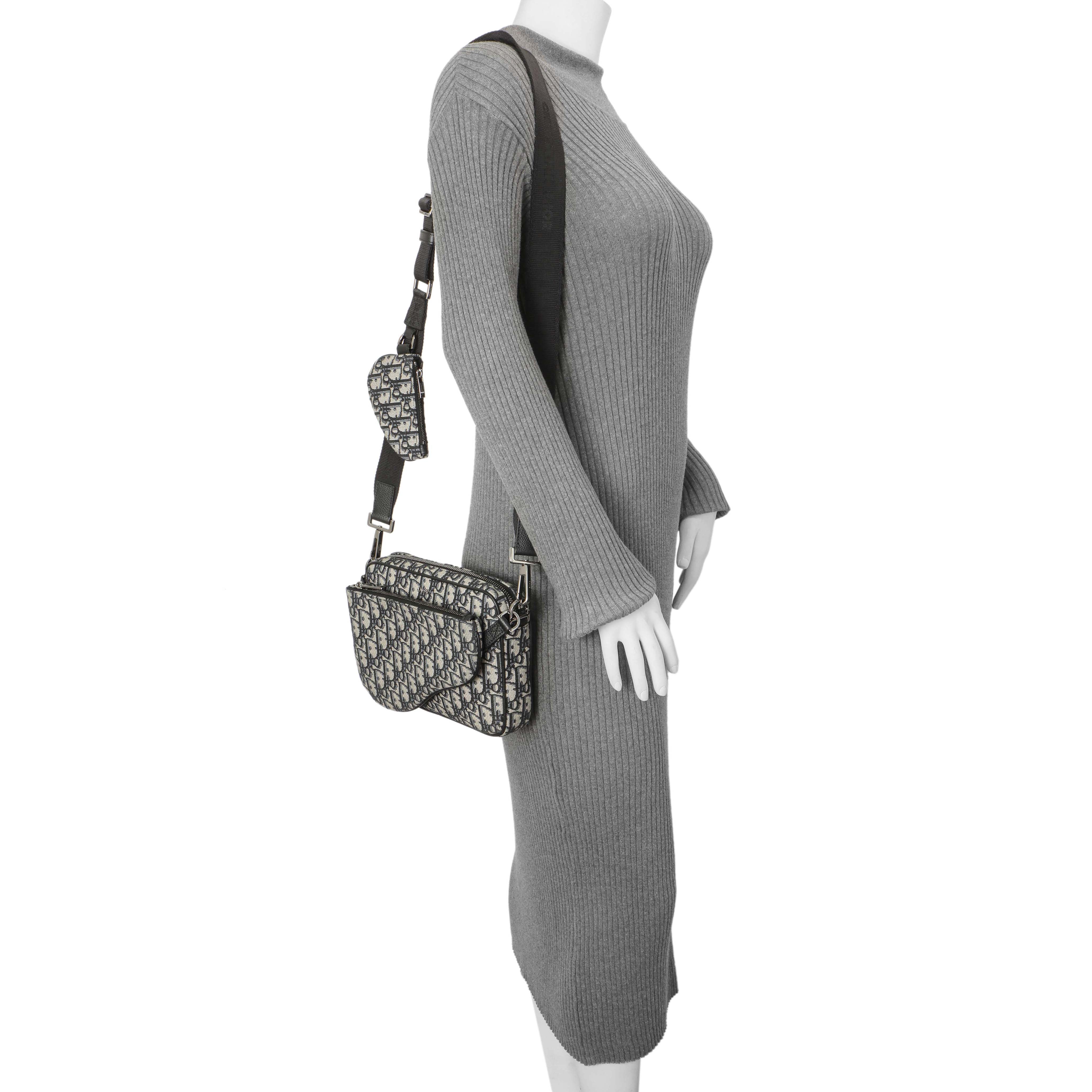 Christian Dior Oblique Saddle Triple Pouch - Image 20