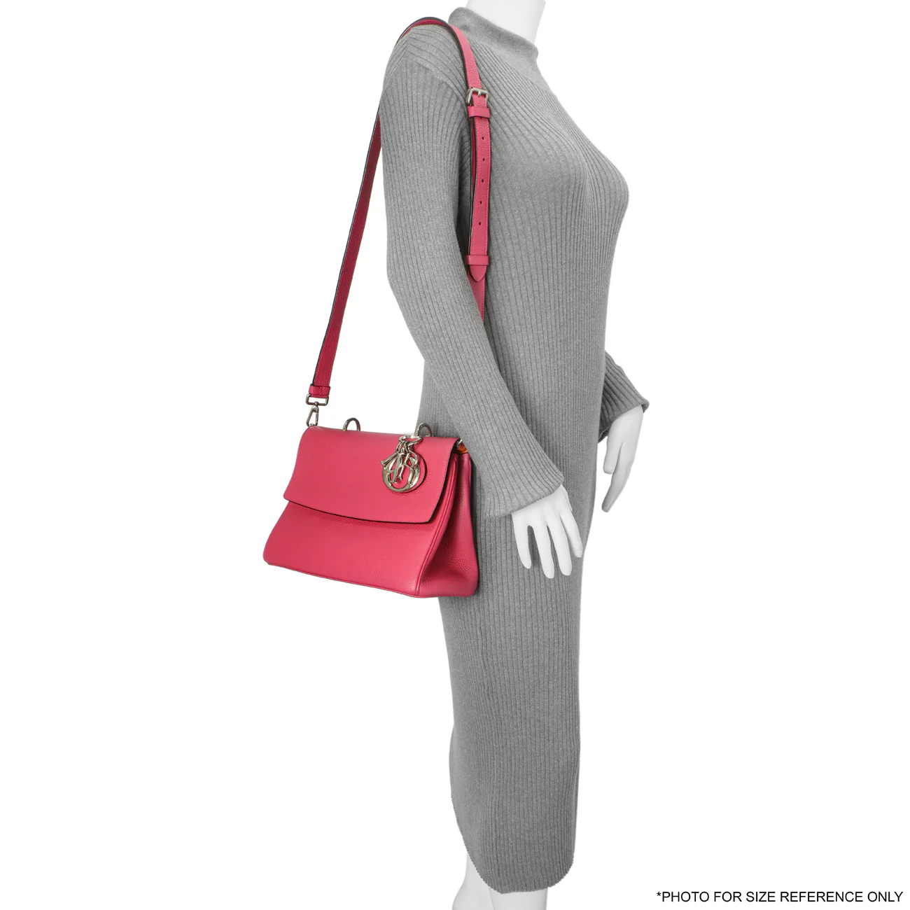 Christian Dior Pink Bullcalf Small Be Dior Flap - Image 12