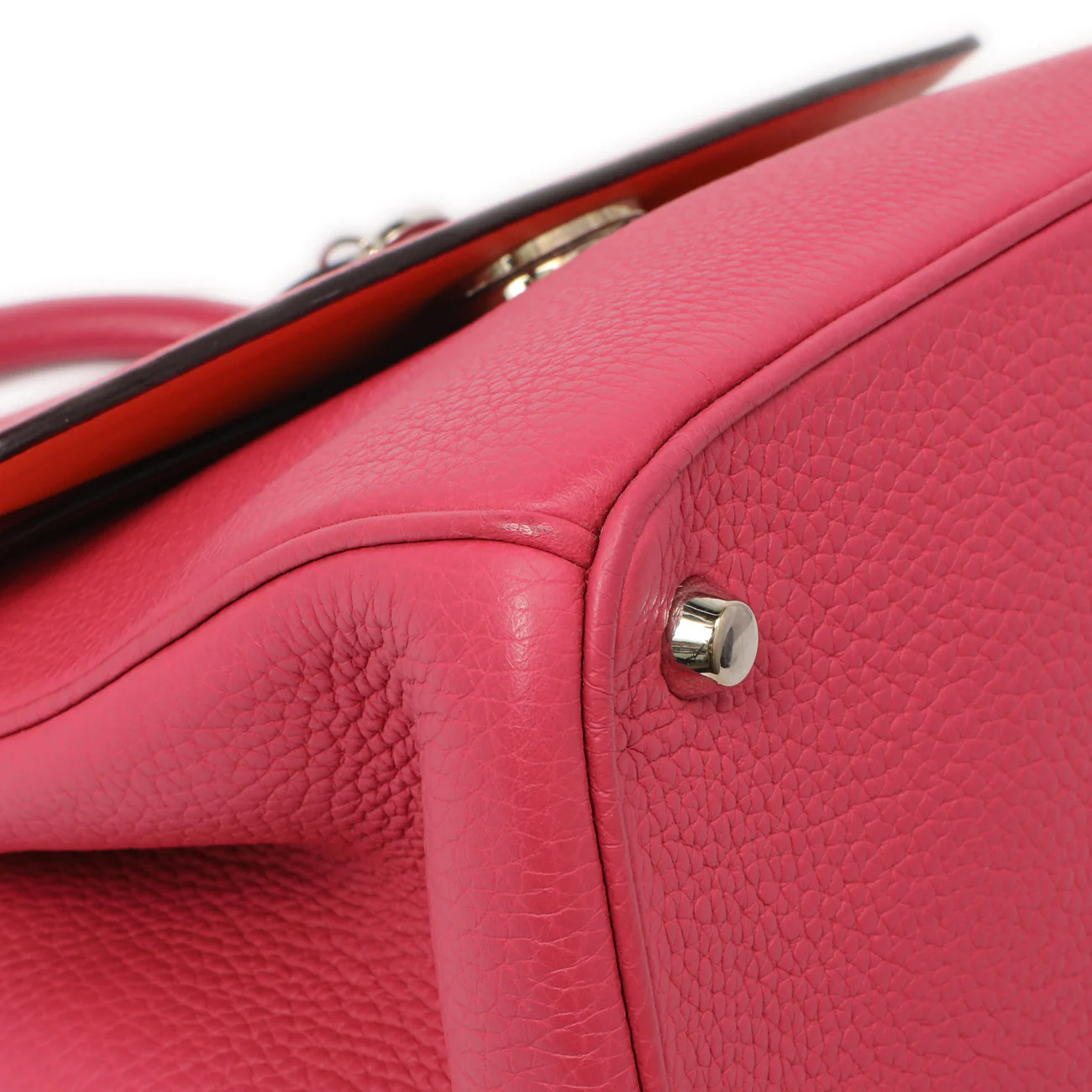 Christian Dior Pink Bullcalf Small Be Dior Flap - Image 4