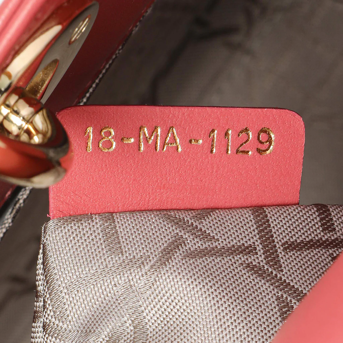 Christian Dior Pink Lambskin Cannage Small My ABCDior Lady Dior - Image 10