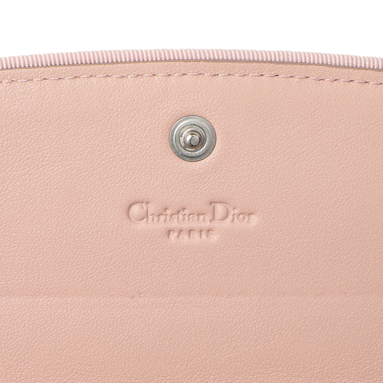 Christian Dior Pink Monogram Chain Wallet - Image 10