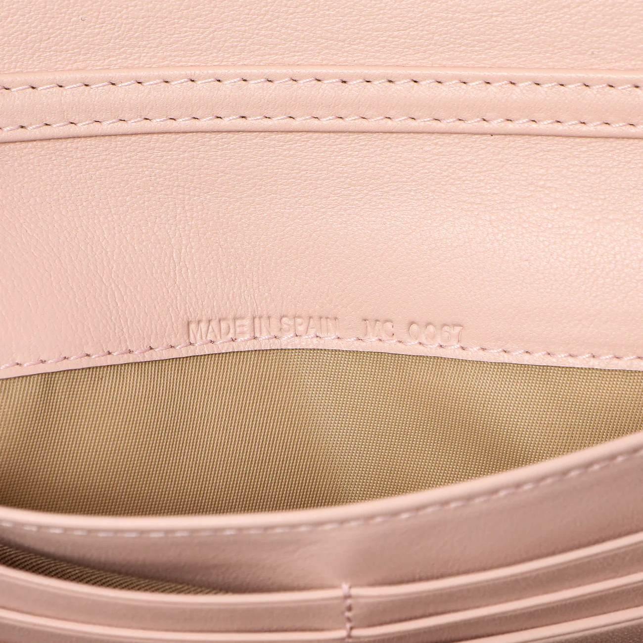 Christian Dior Pink Monogram Chain Wallet - Image 11
