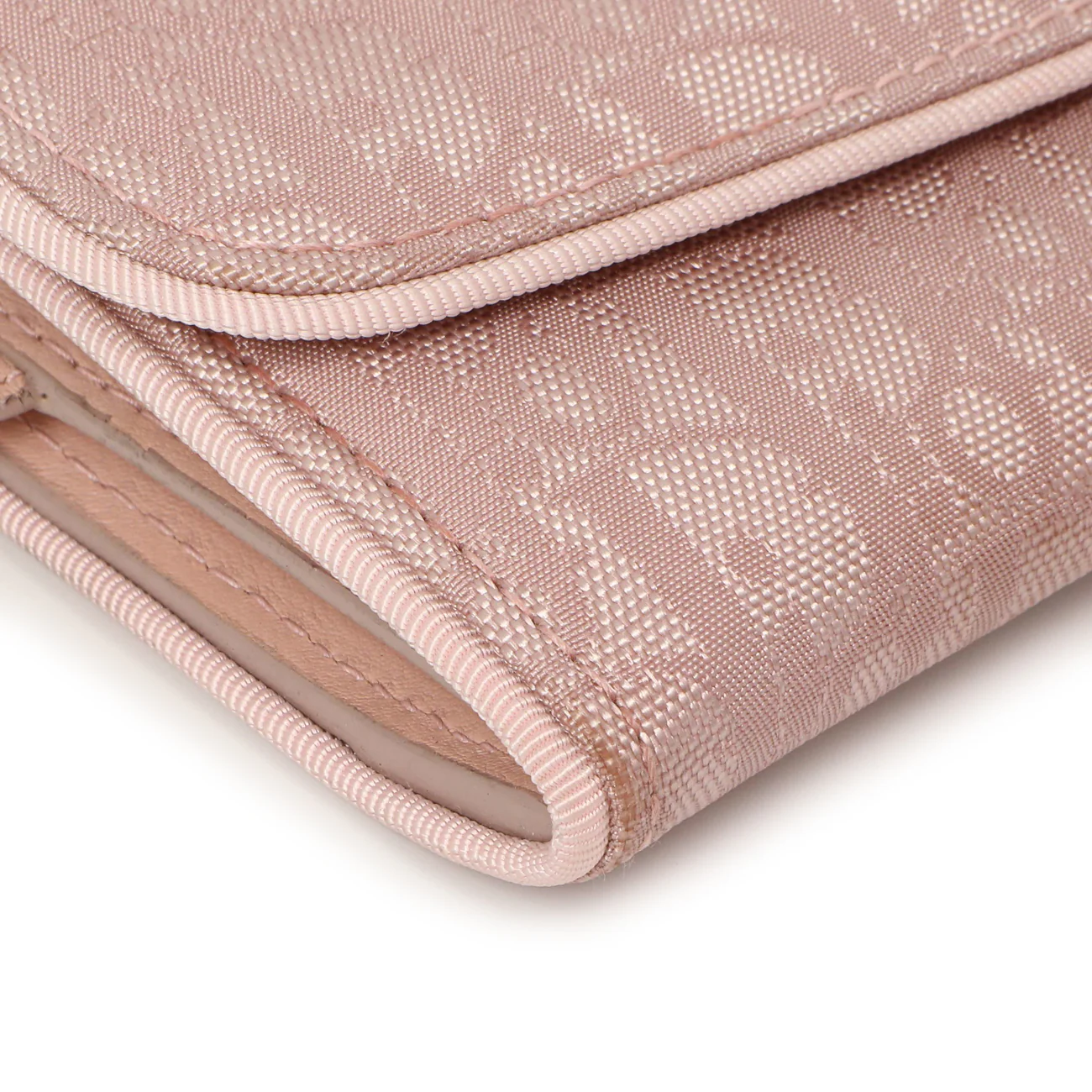 Christian Dior Pink Monogram Chain Wallet - Image 4