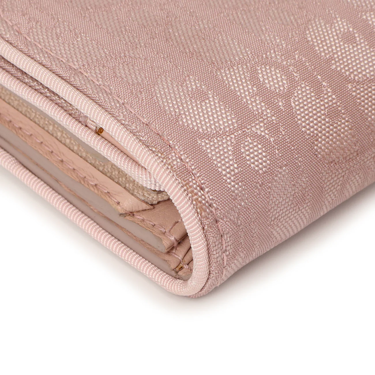 Christian Dior Pink Monogram Chain Wallet - Image 7