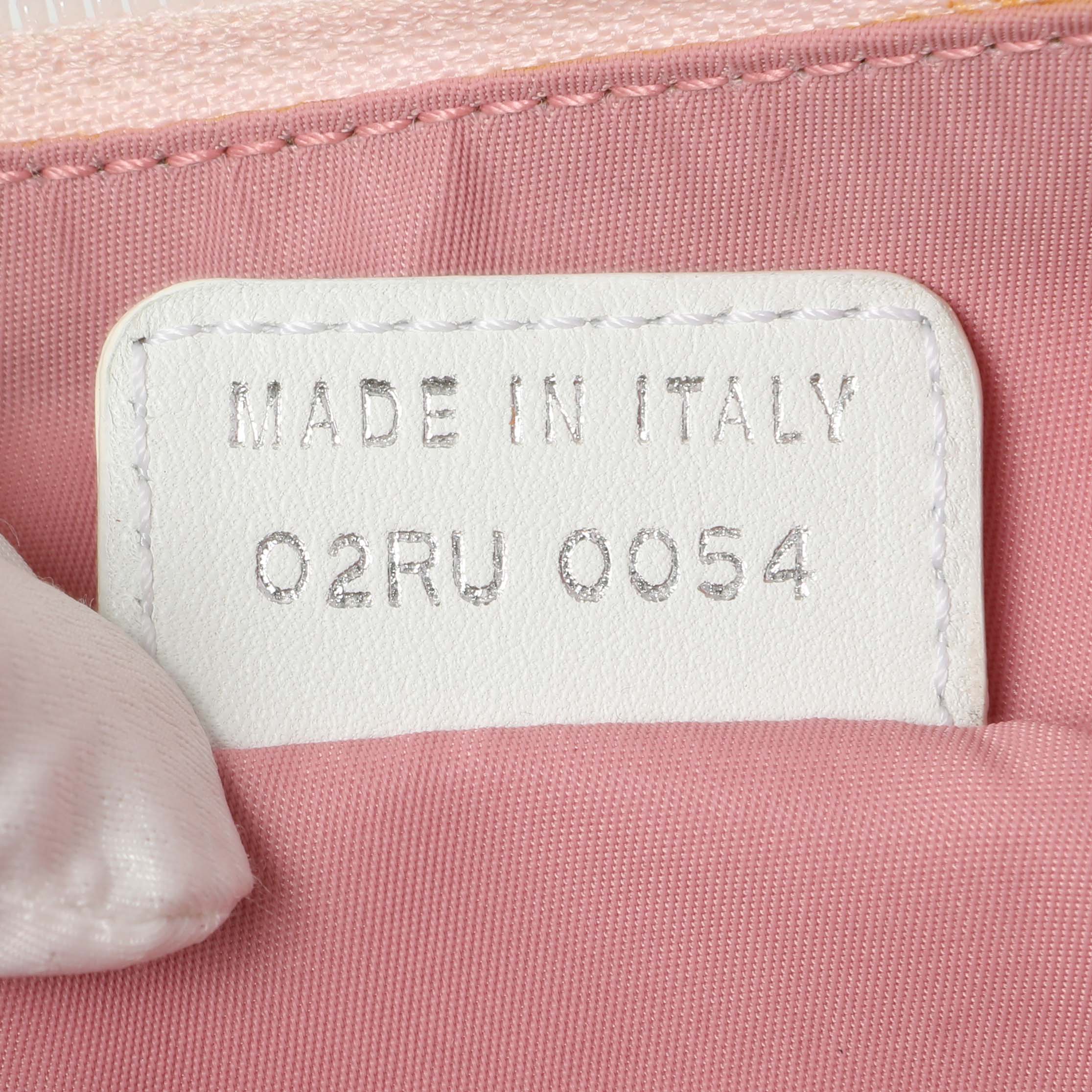 Christian Dior Pink Monogram Shoulder Bag Pochette - Image 6