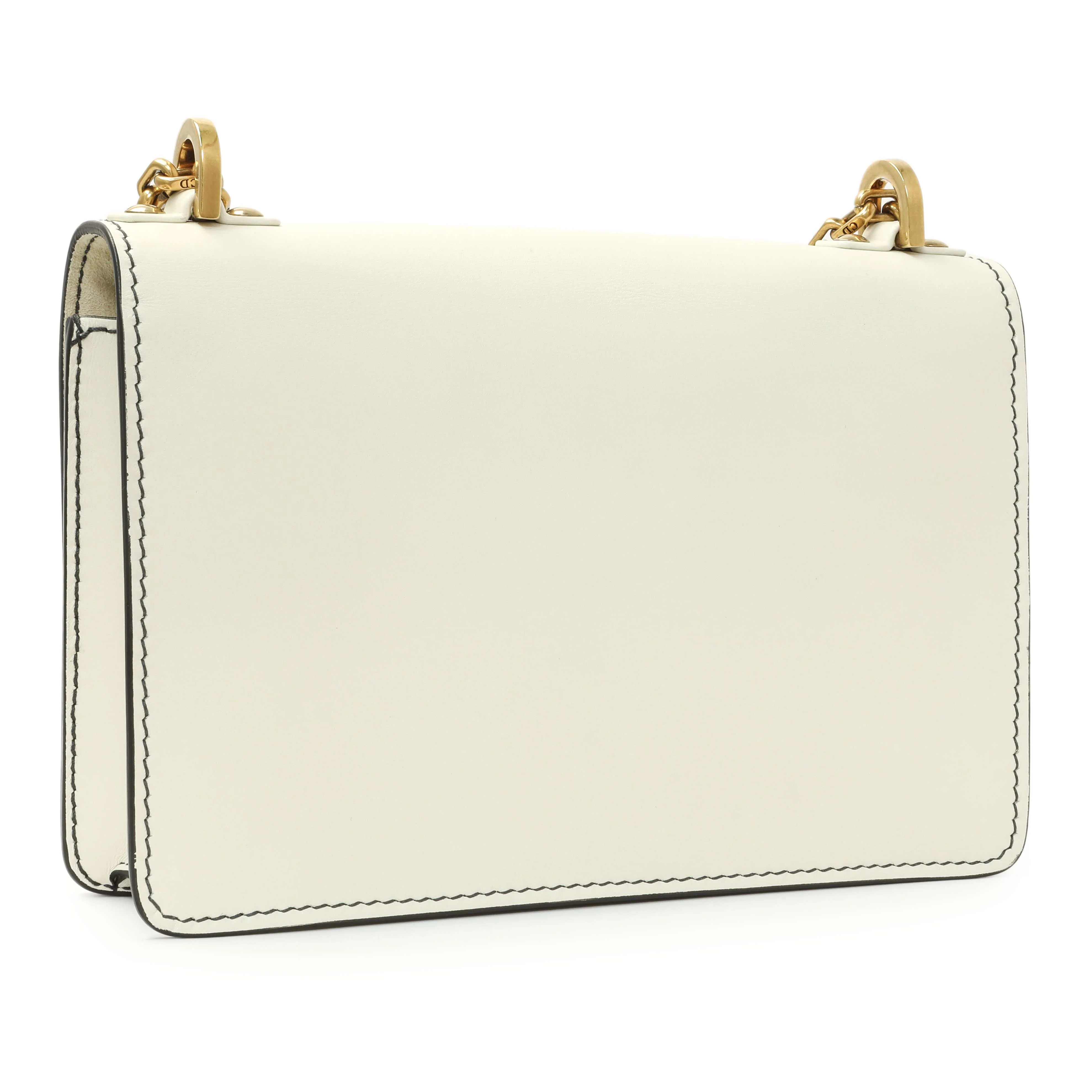 Christian Dior White Calfskin J'Adior Chain Flap Bag - Image 2