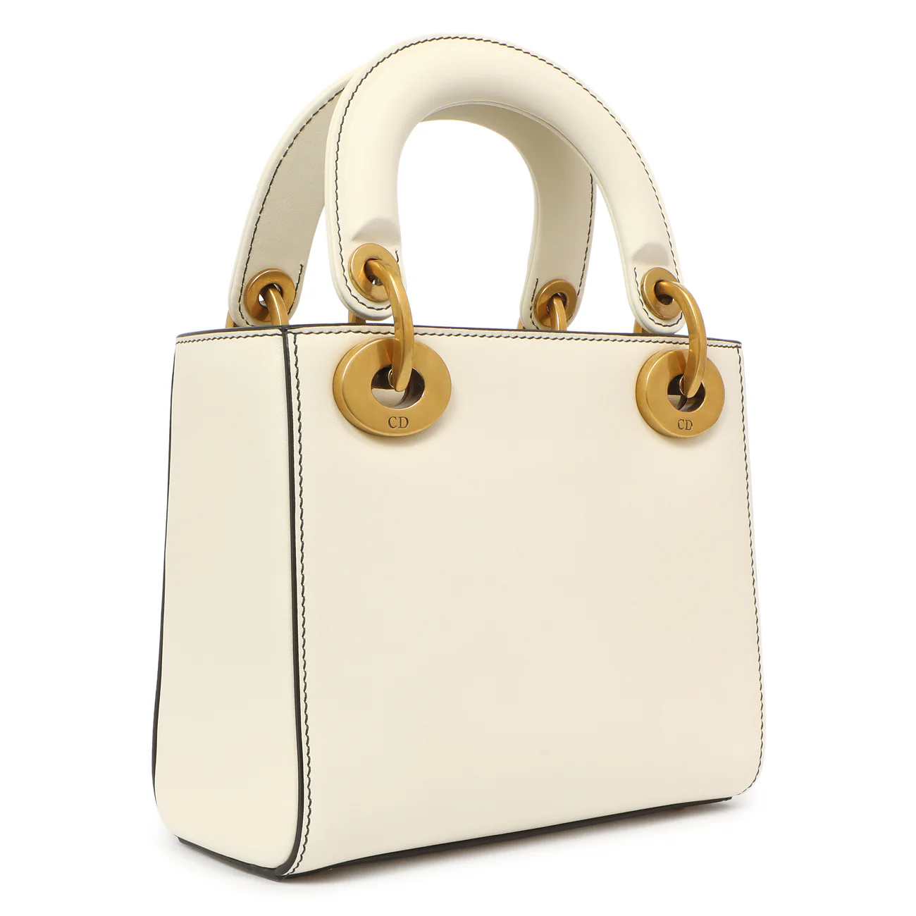 Christian Dior White Calfskin Niki De Saint Phalle Mini Supple Lady Dior - Image 2
