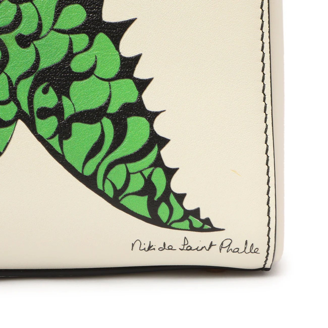Christian Dior White Calfskin Niki De Saint Phalle Mini Supple Lady Dior - Image 7