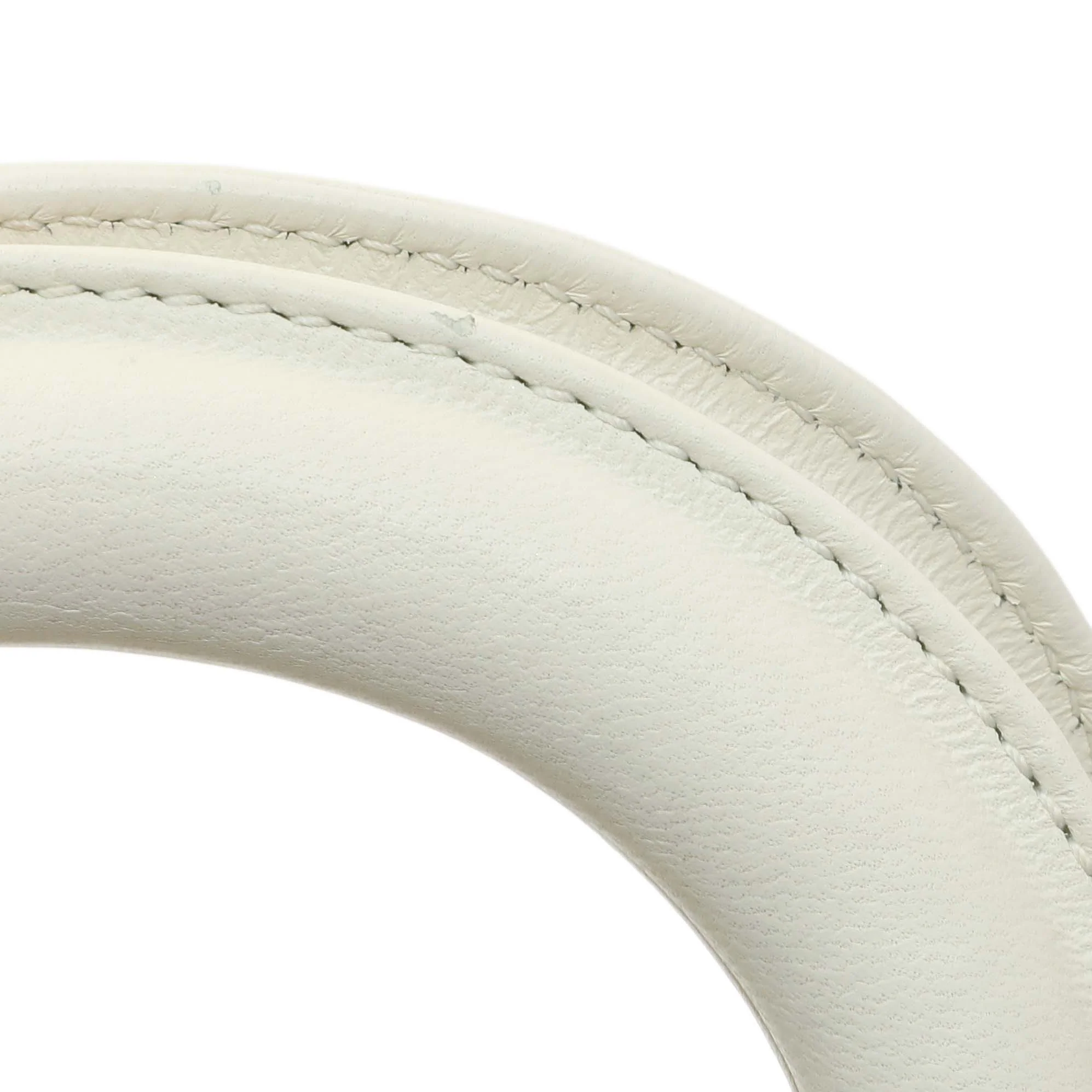 Christian Dior White Lambskin Cannage Medium Lady D-Joy - Image 8