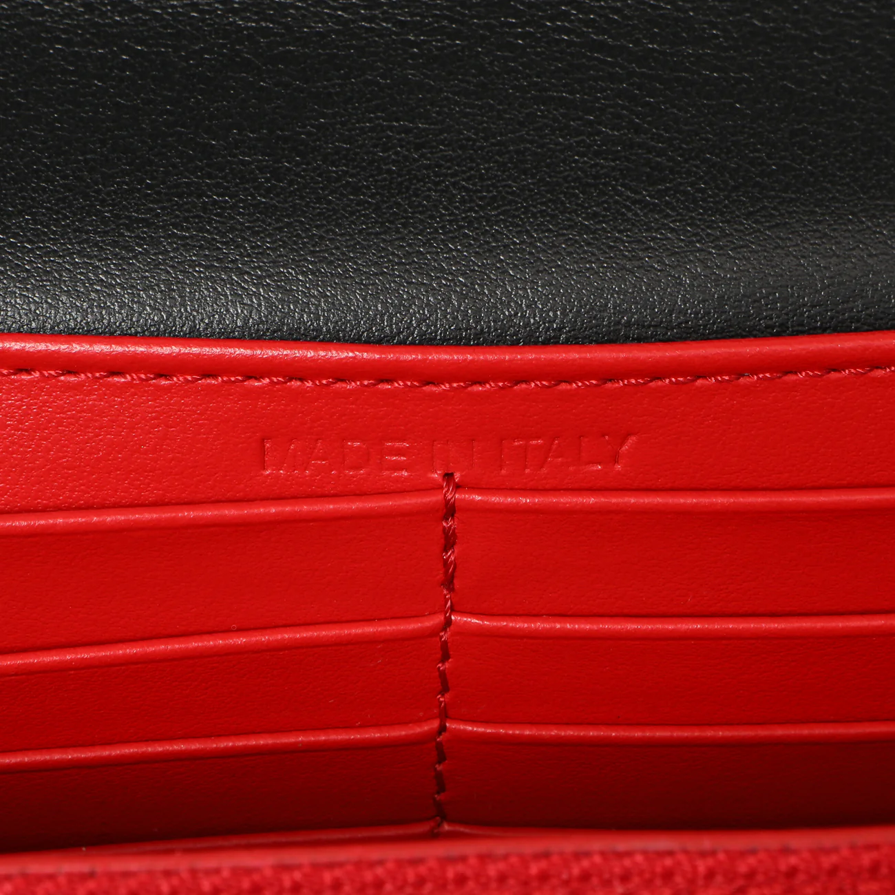 Christian Louboutin Black Calfskin Spikes Loubinthesky Paloma Clutch - Image 6