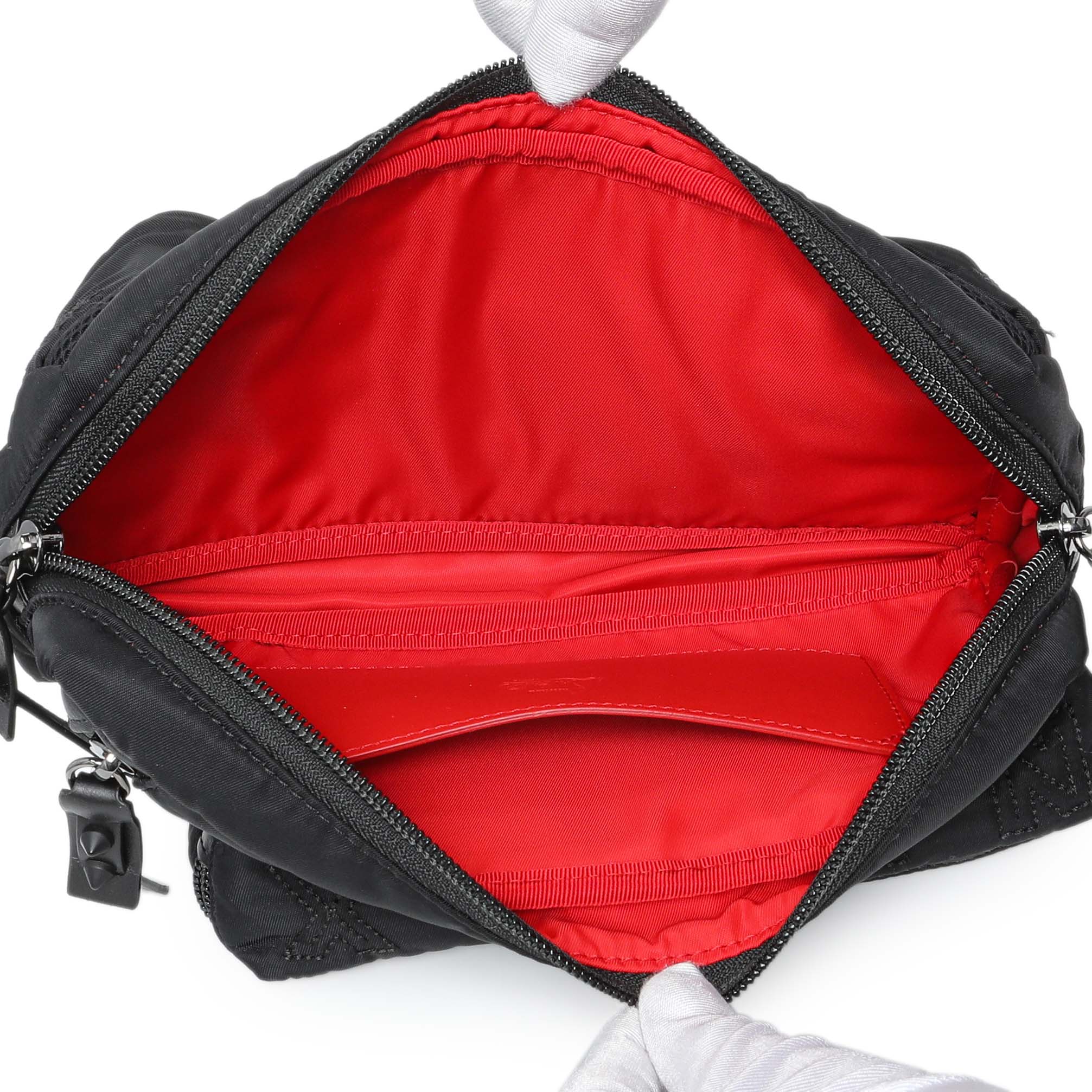 Christian Louboutin Black Nylon Loubideal Belt Bag - Image 4