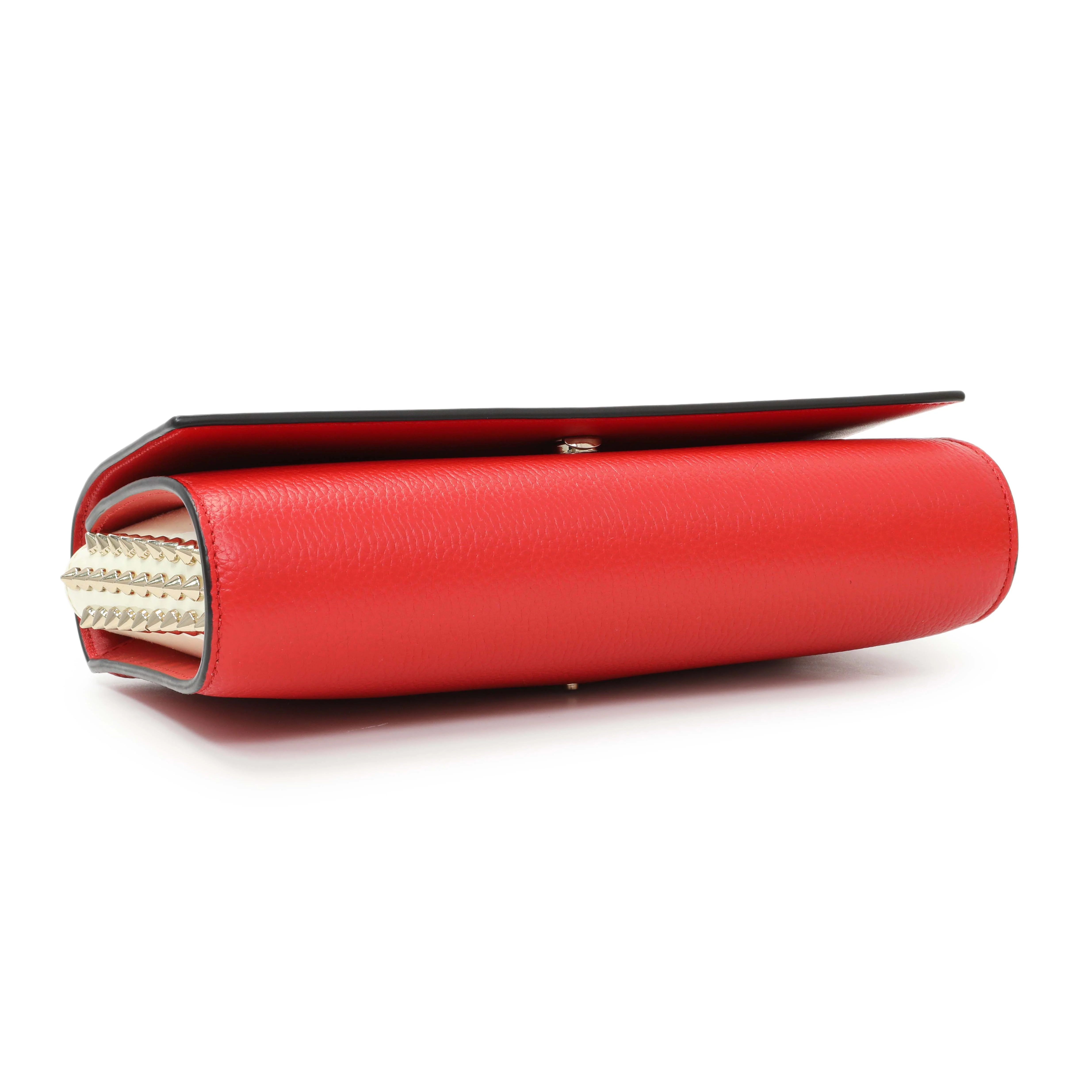 Christian Louboutin Paloma Kraft Loubi Clutch - Image 3