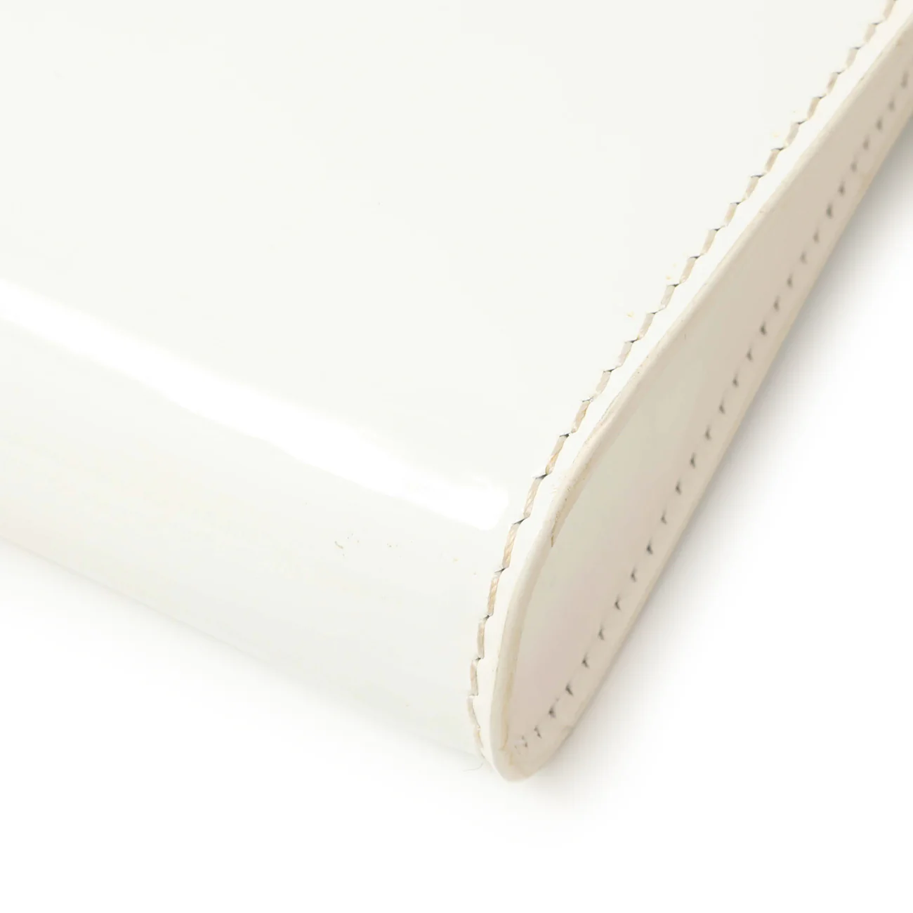 Christian Louboutin White Patent Vero Dodat Clutch - Image 7