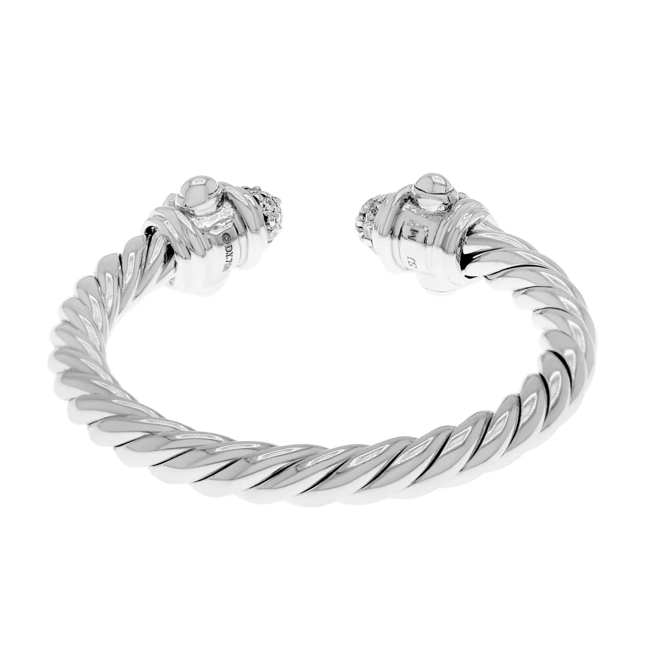 David Yurman 18K White Gold 2.3mm Renaissance Ring - Image 2