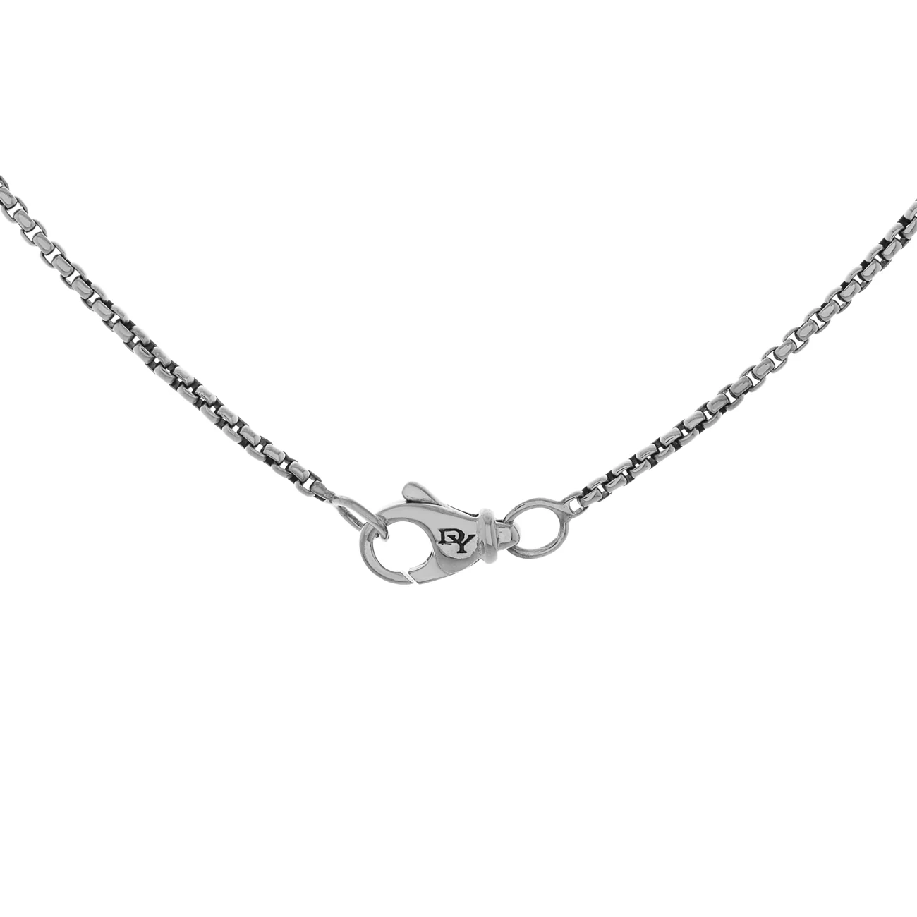 David Yurman Sterling Silver Diamond Petite Albion Pendant Necklace - Image 3