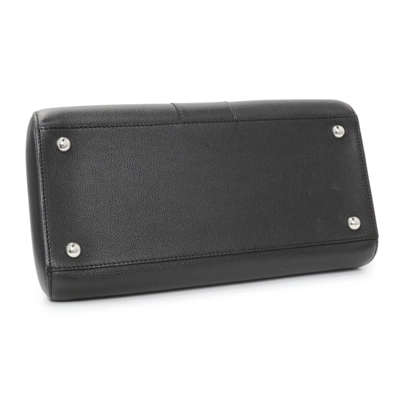 Delvaux Black Grained Calfskin Brillant MM - Image 3