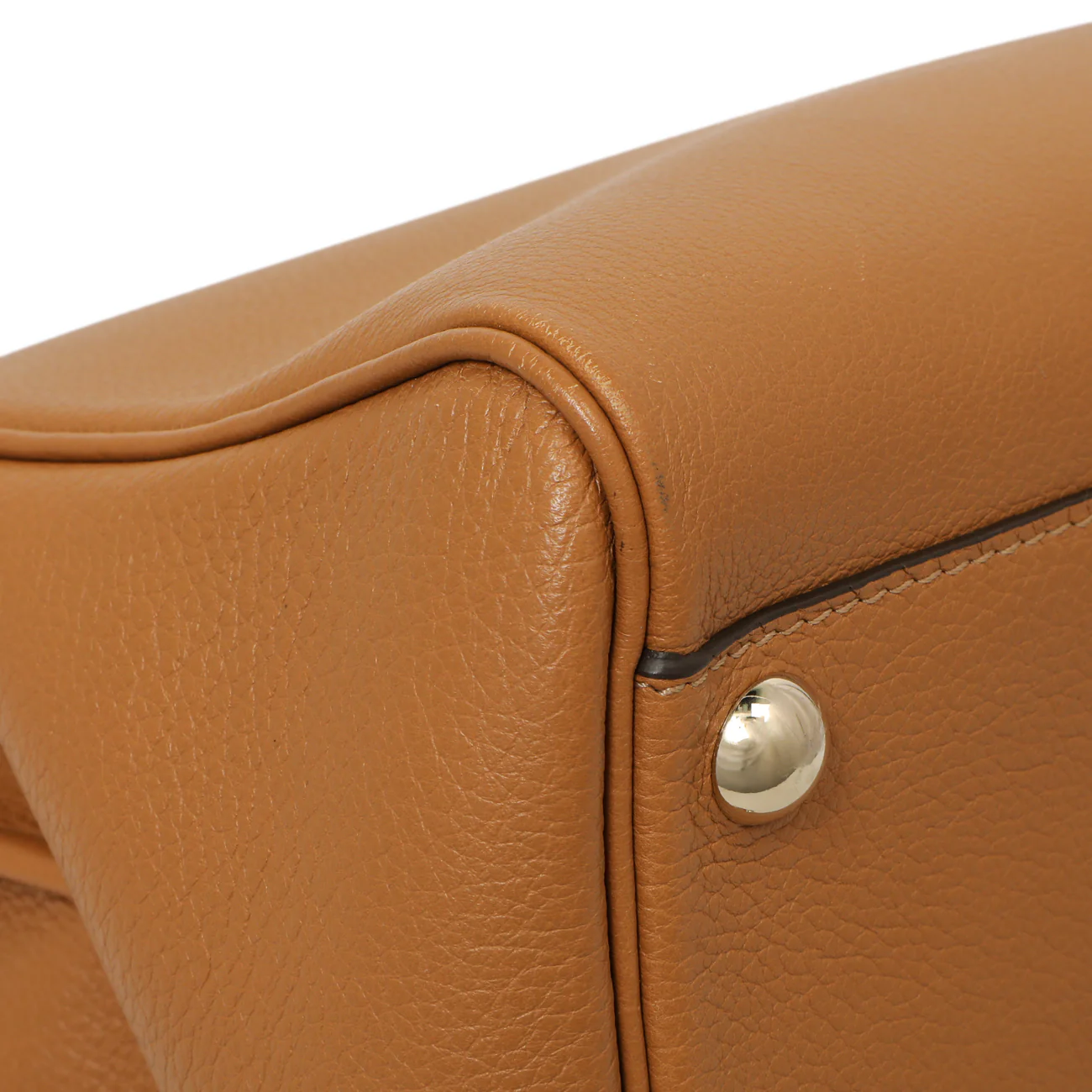Delvaux Brown Grained Calfskin Brillant MM - Image 7