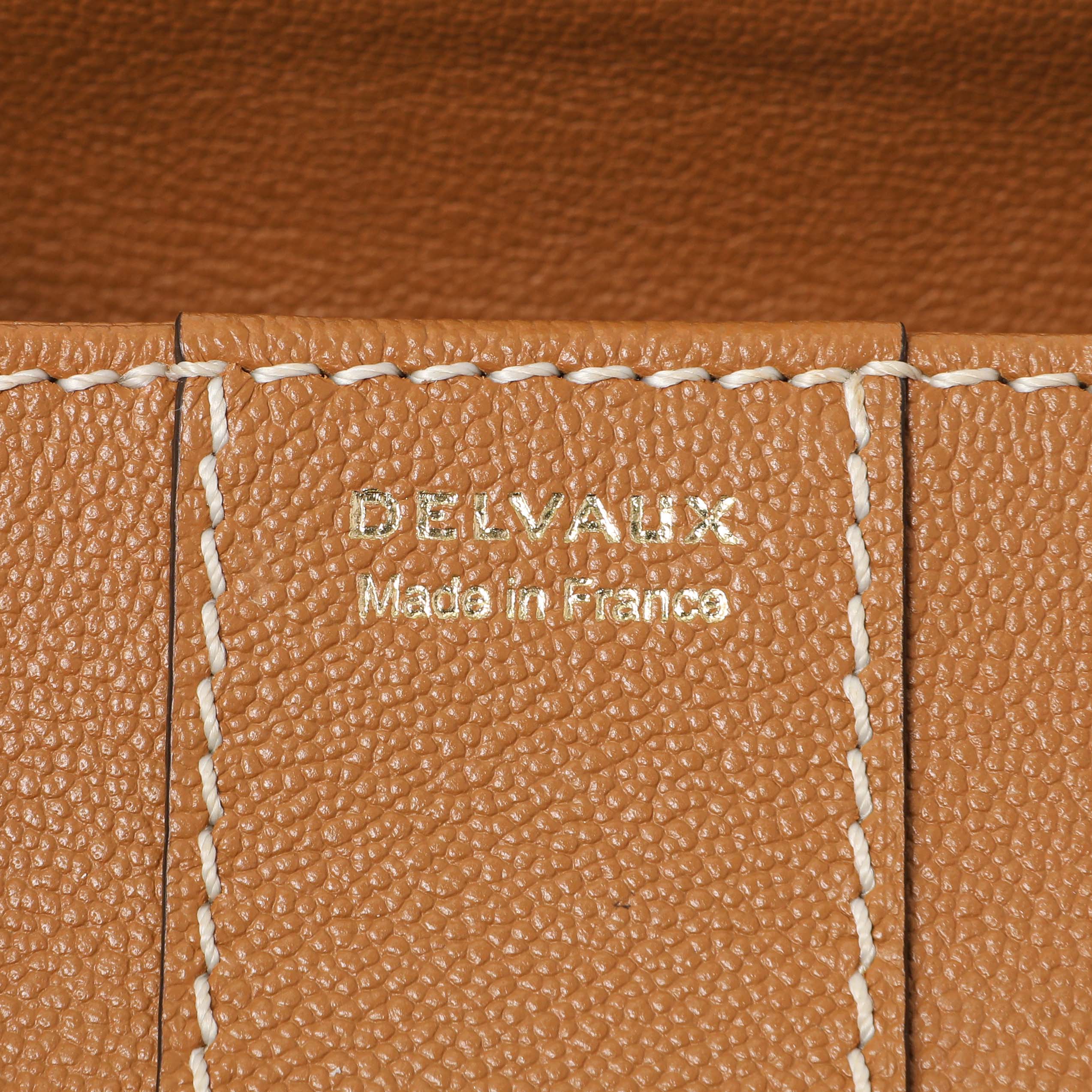 Delvaux Tan Rodeo Calfskin Brillant Wallet On Chain - Image 5